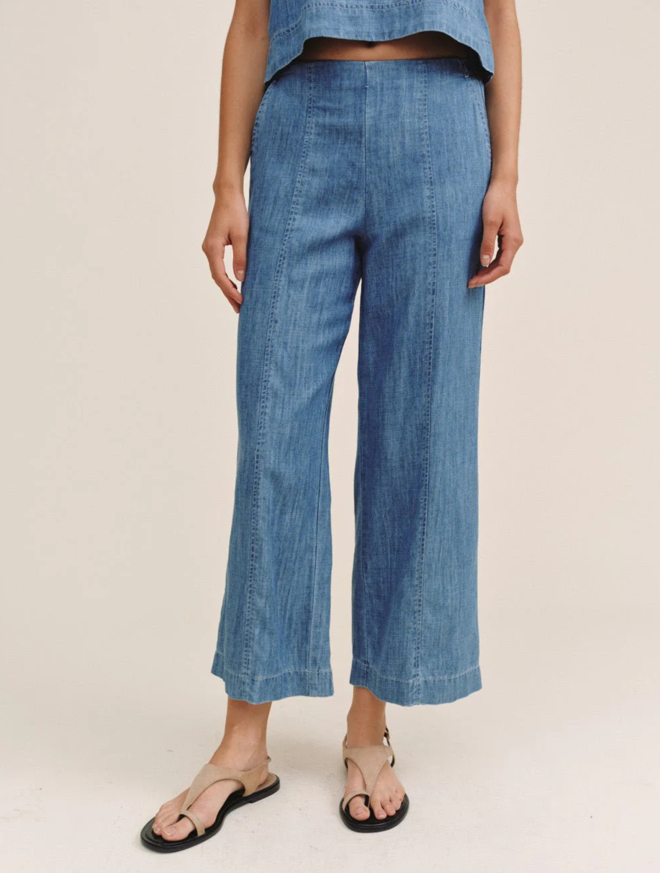 Clean Waist Denim Pant