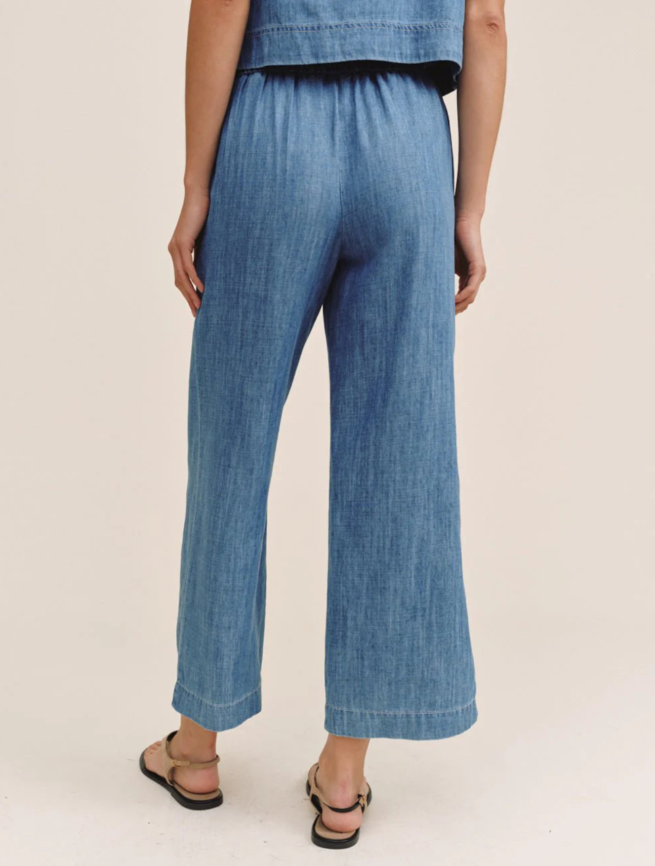 Clean Waist Denim Pant