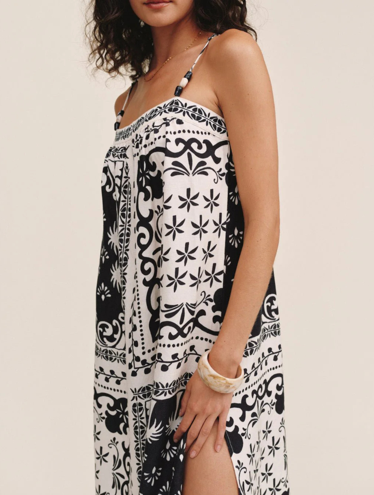 Spaghetti Strap Midi Dress