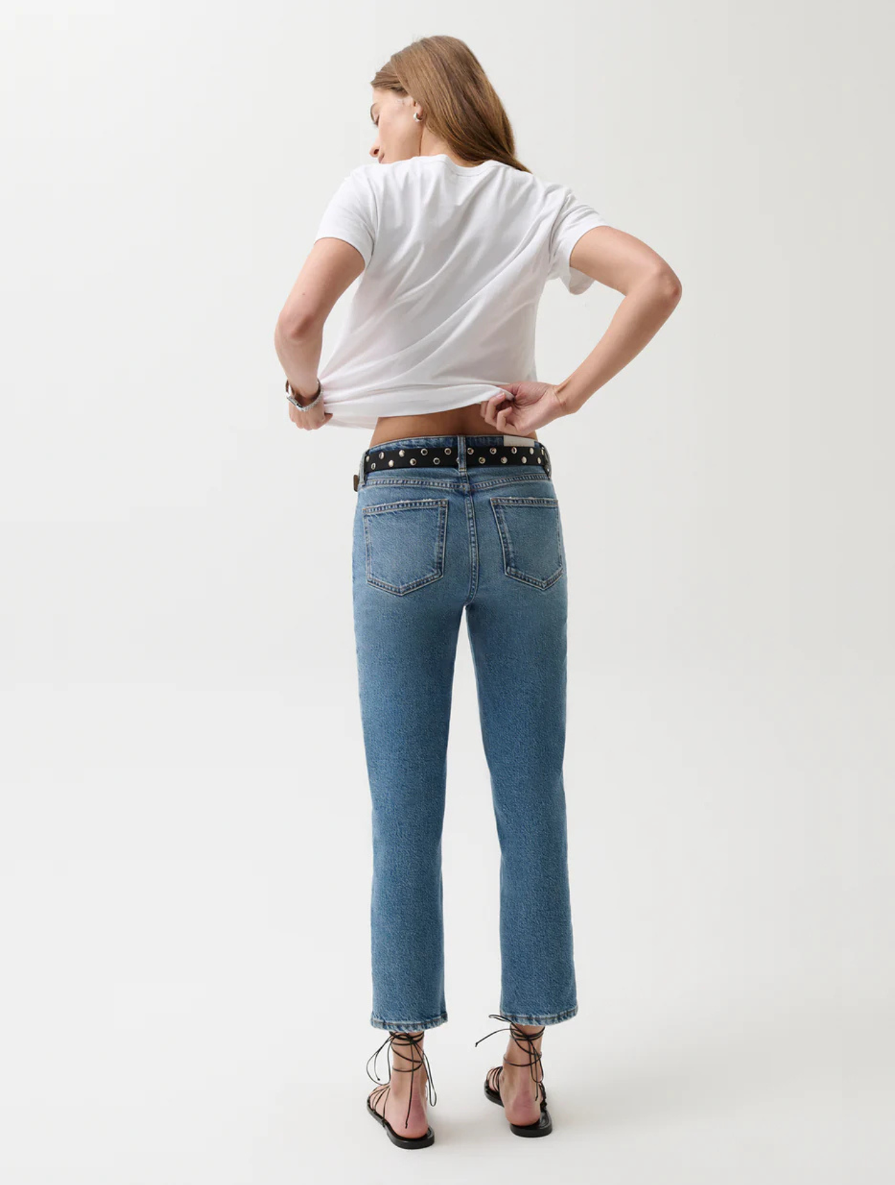 Aleks Mid Rise Cropped Straight