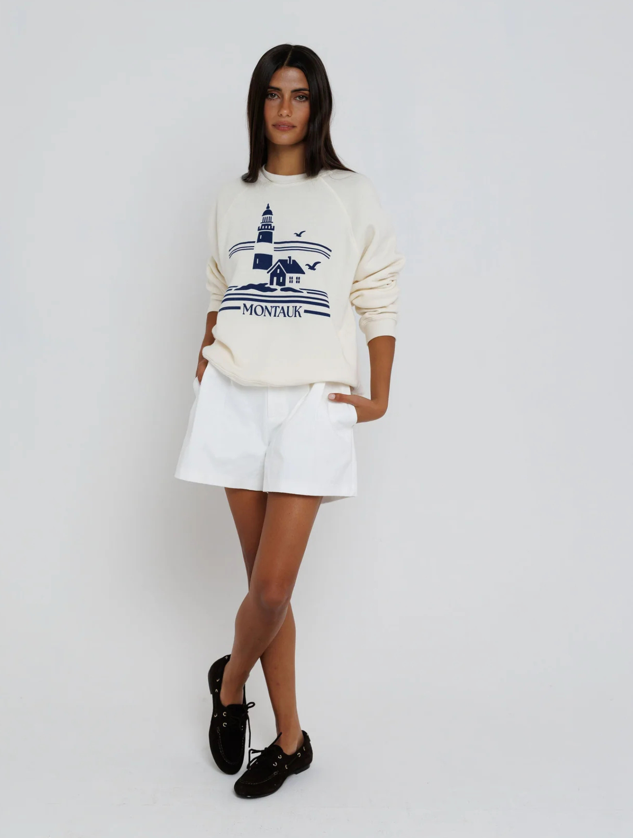 Montauk Lights Raglan Sweatshirt