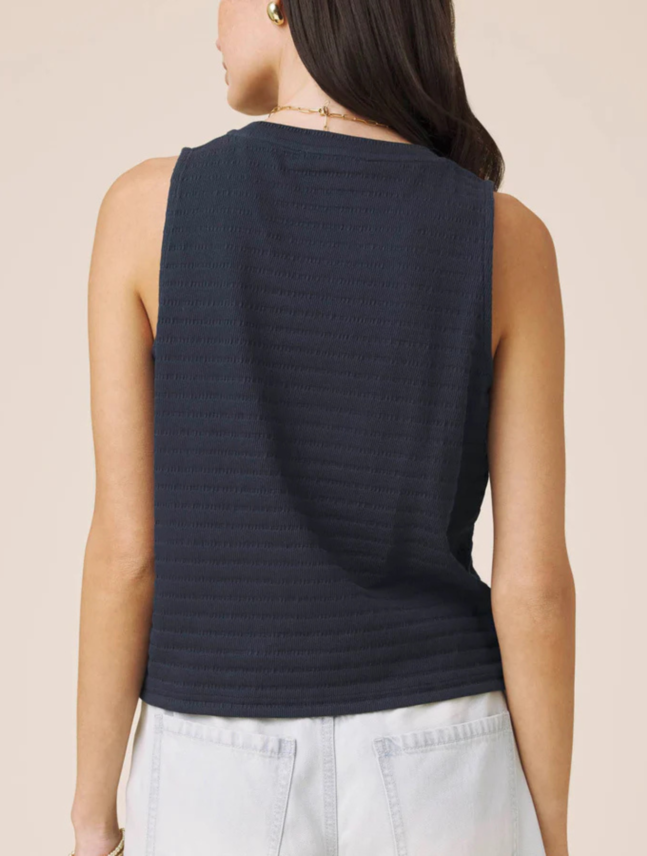 Shelly Smocked Tank