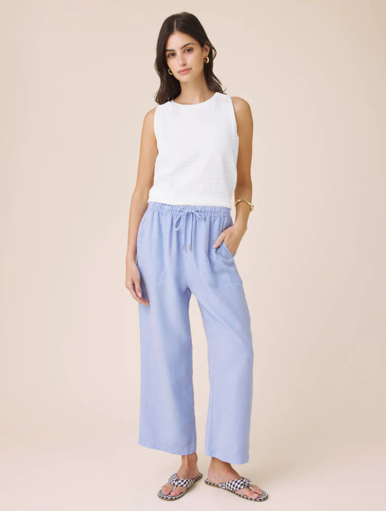 Shelly Smocked Tank