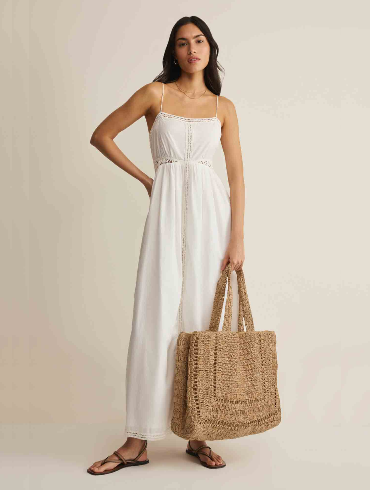 Hideaway Raffia Tote