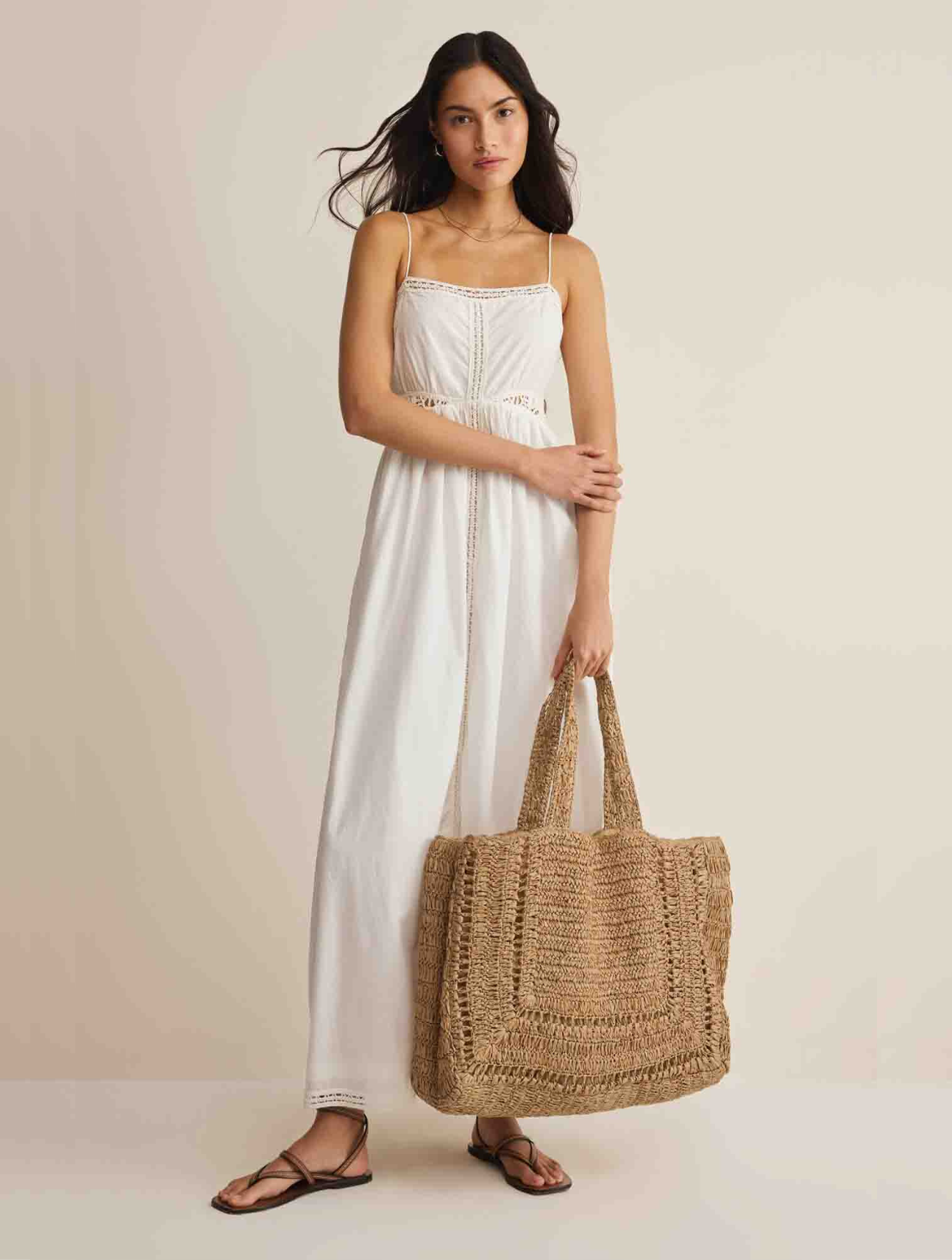 Hideaway Raffia Tote