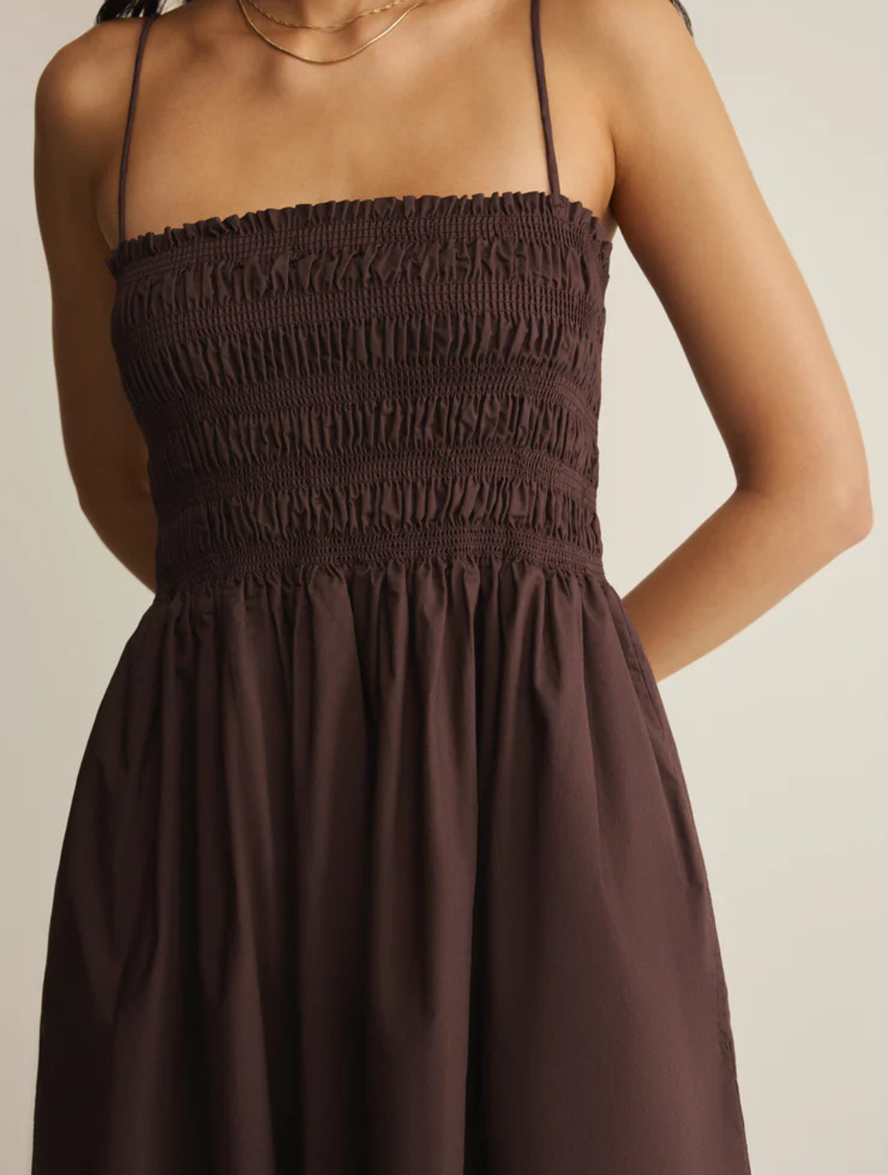 Cornelia Poplin Midi Dress