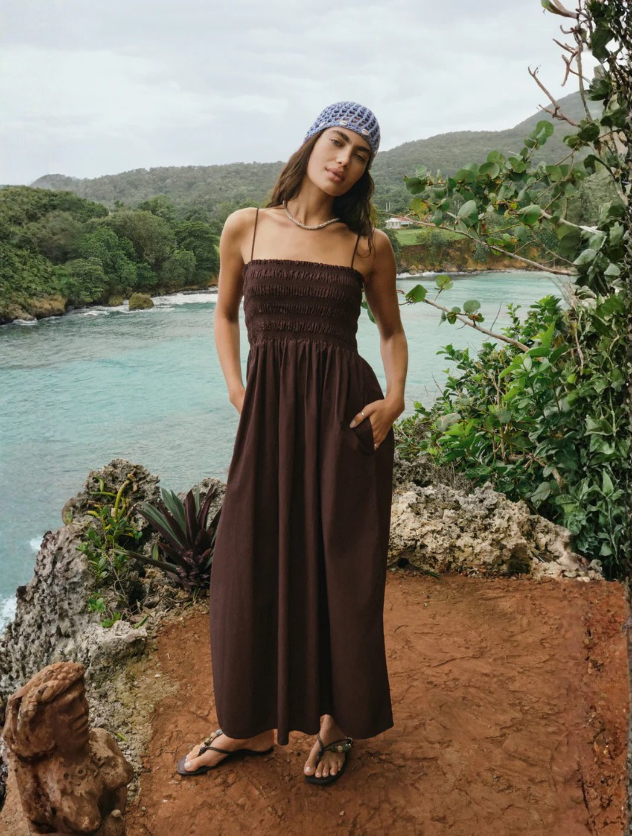 Cornelia Poplin Midi Dress