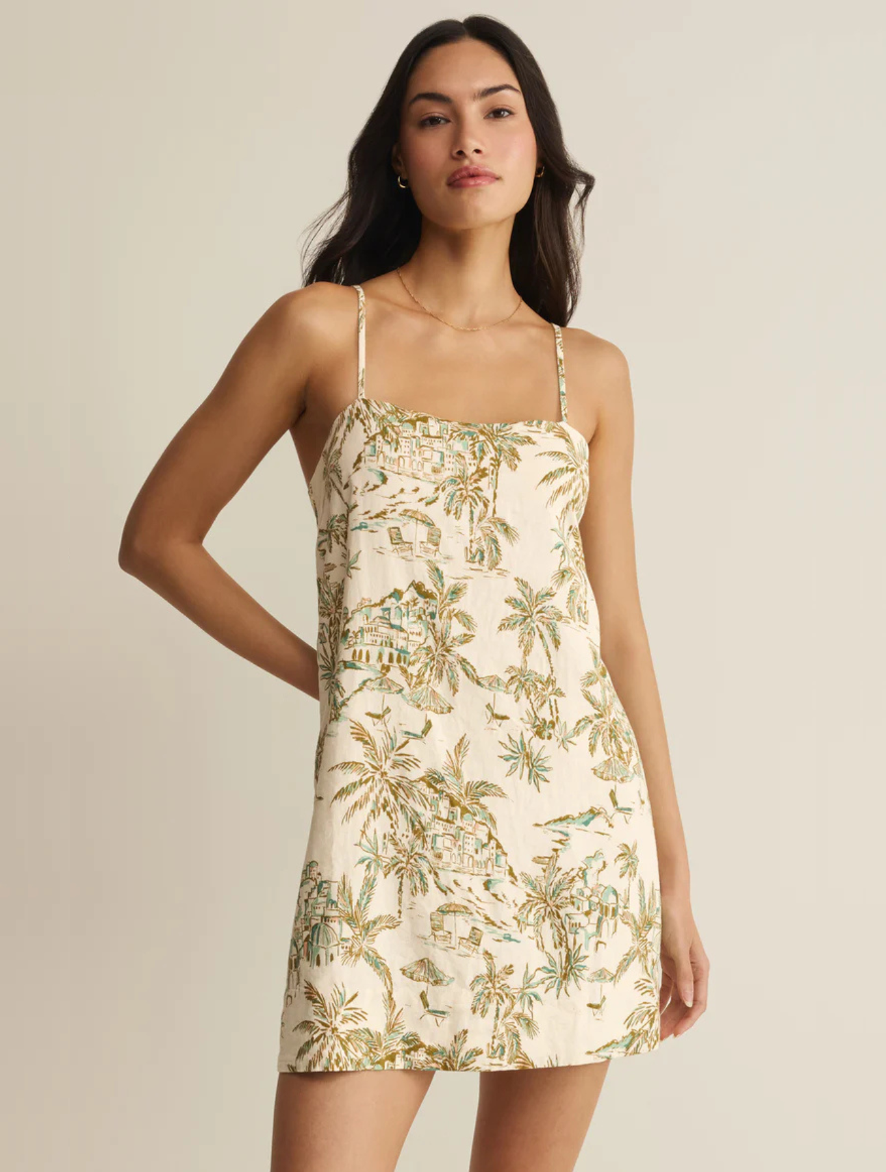 Maude Tiki Tide Mini Dress