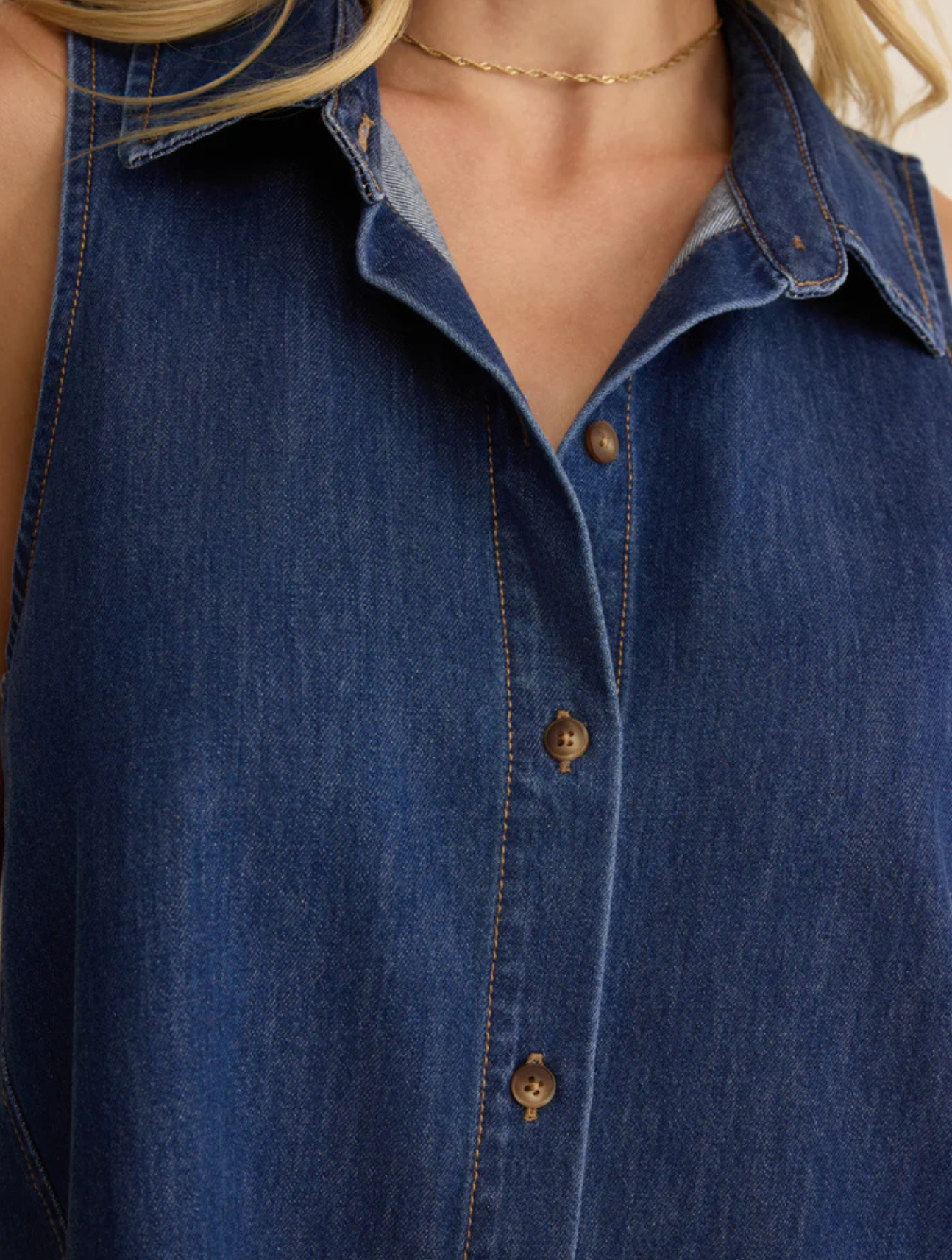 New Light Denim Mini Dress