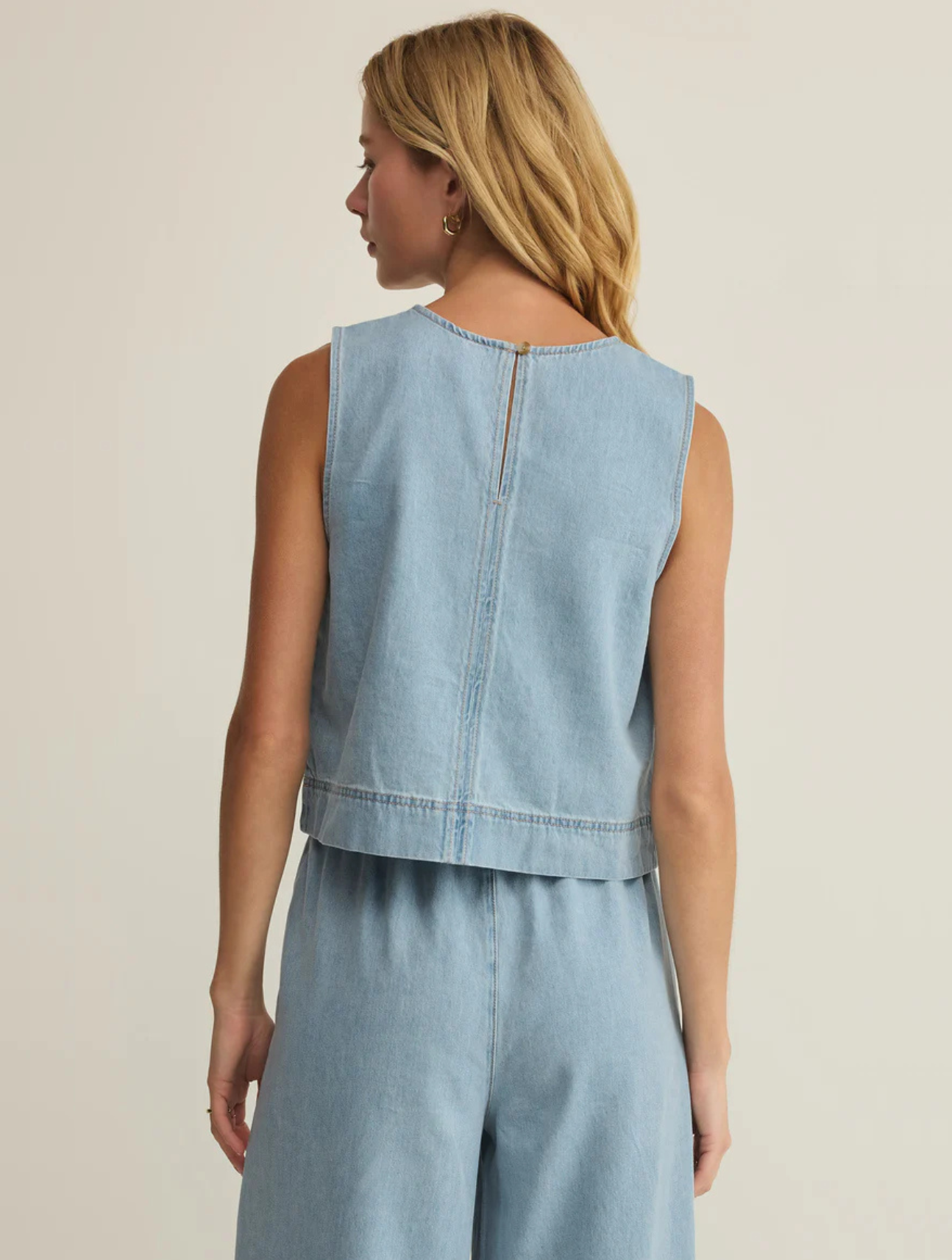 Sun Seeker Denim Tank