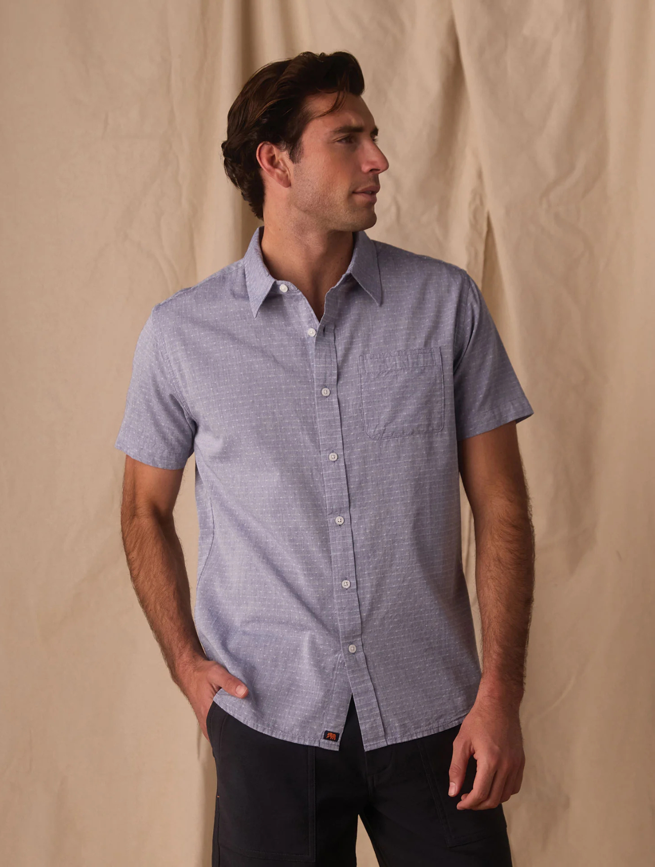 Freshwater Short Sleeve Button Up