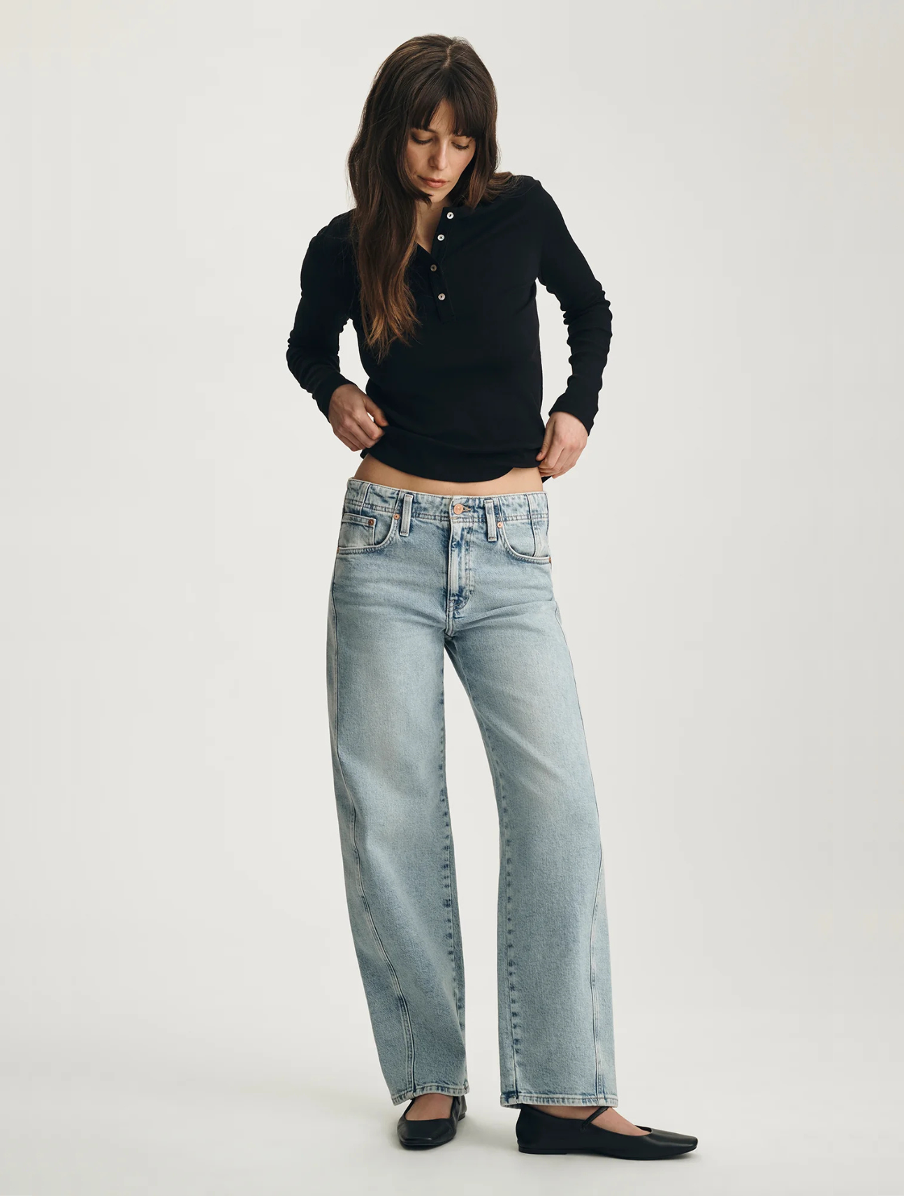 Nica Twisted Barrel Jeans