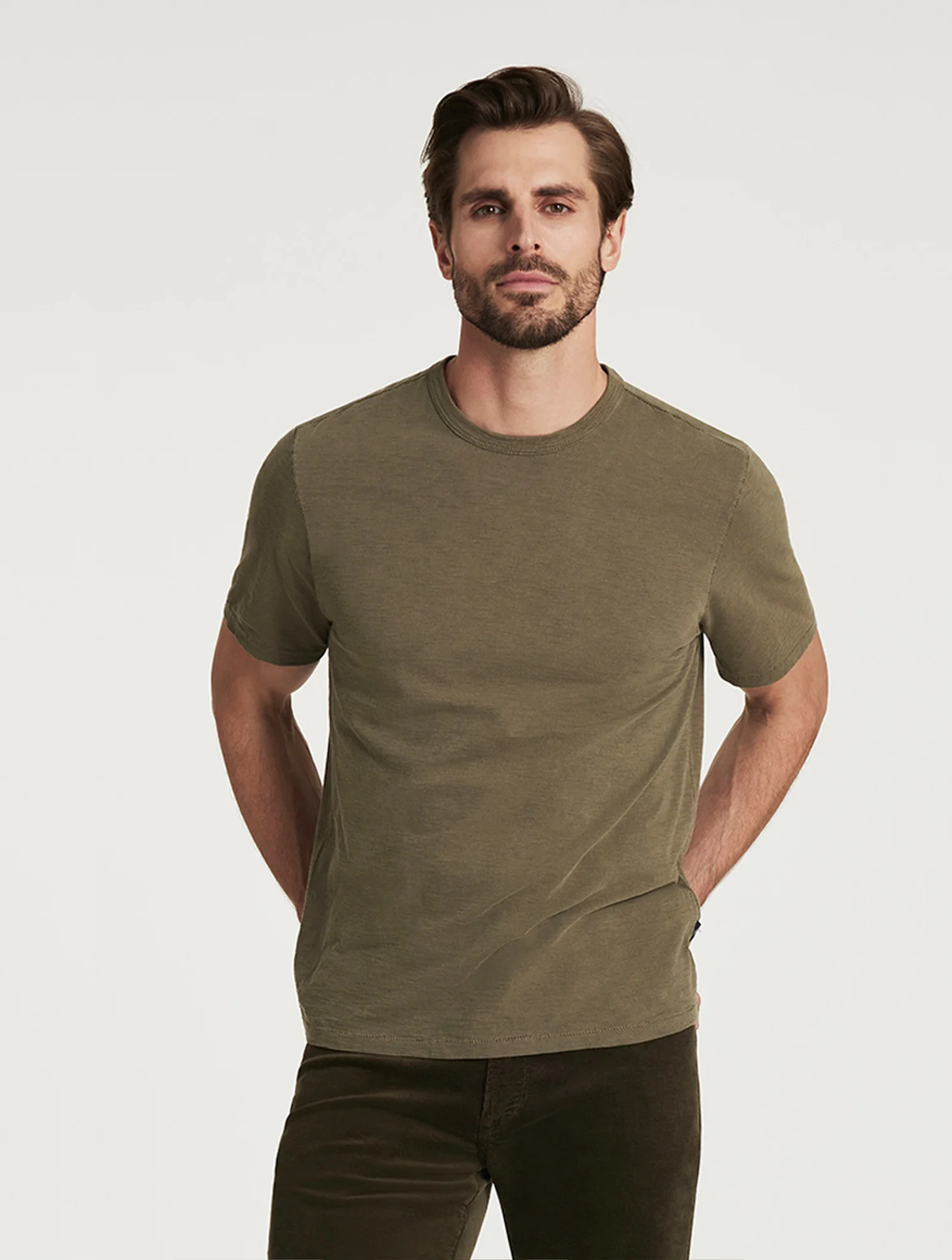 Slub Crew Neck T-Shirt