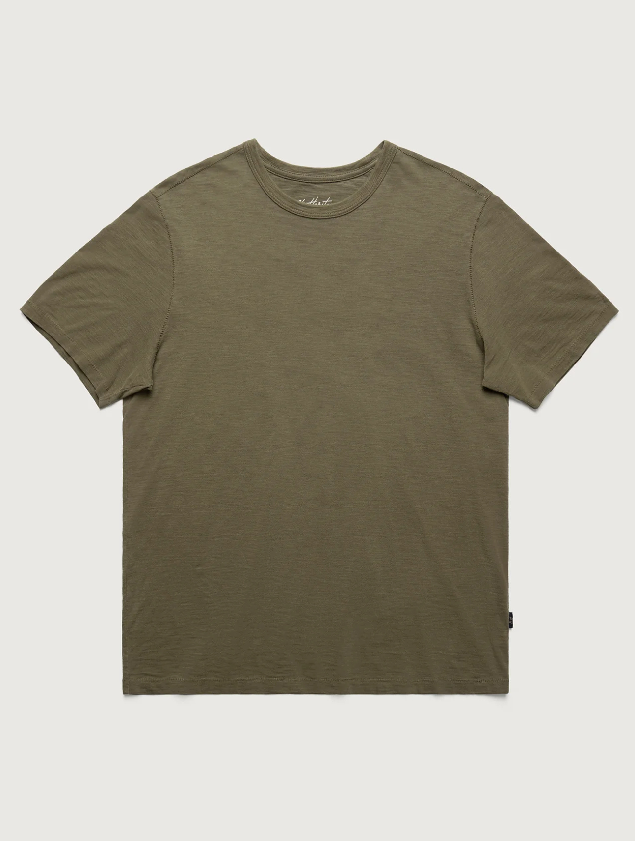 Slub Crew Neck T-Shirt