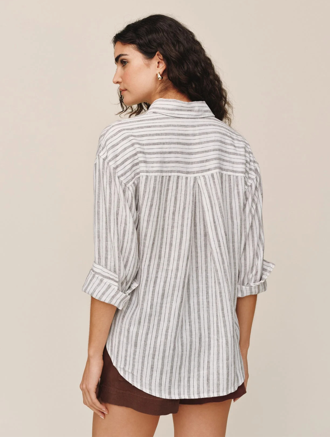 Long Sleeve Oversized Pocket Shirt