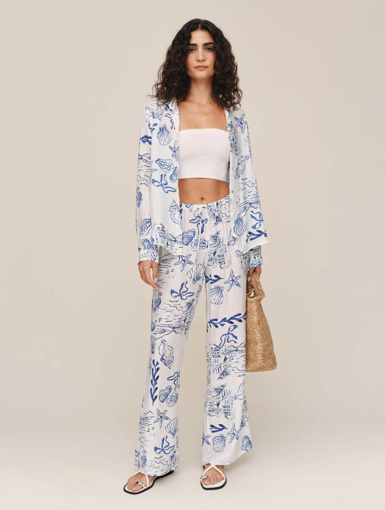 Wide Leg Beach Pant