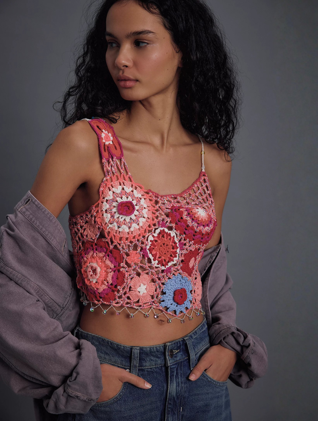 Fiorella Crochet Tank