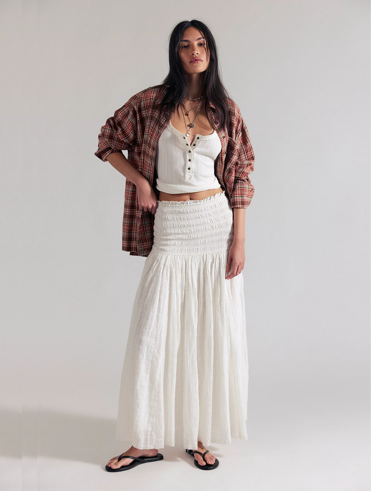 Raven Convertible Maxi Skirt