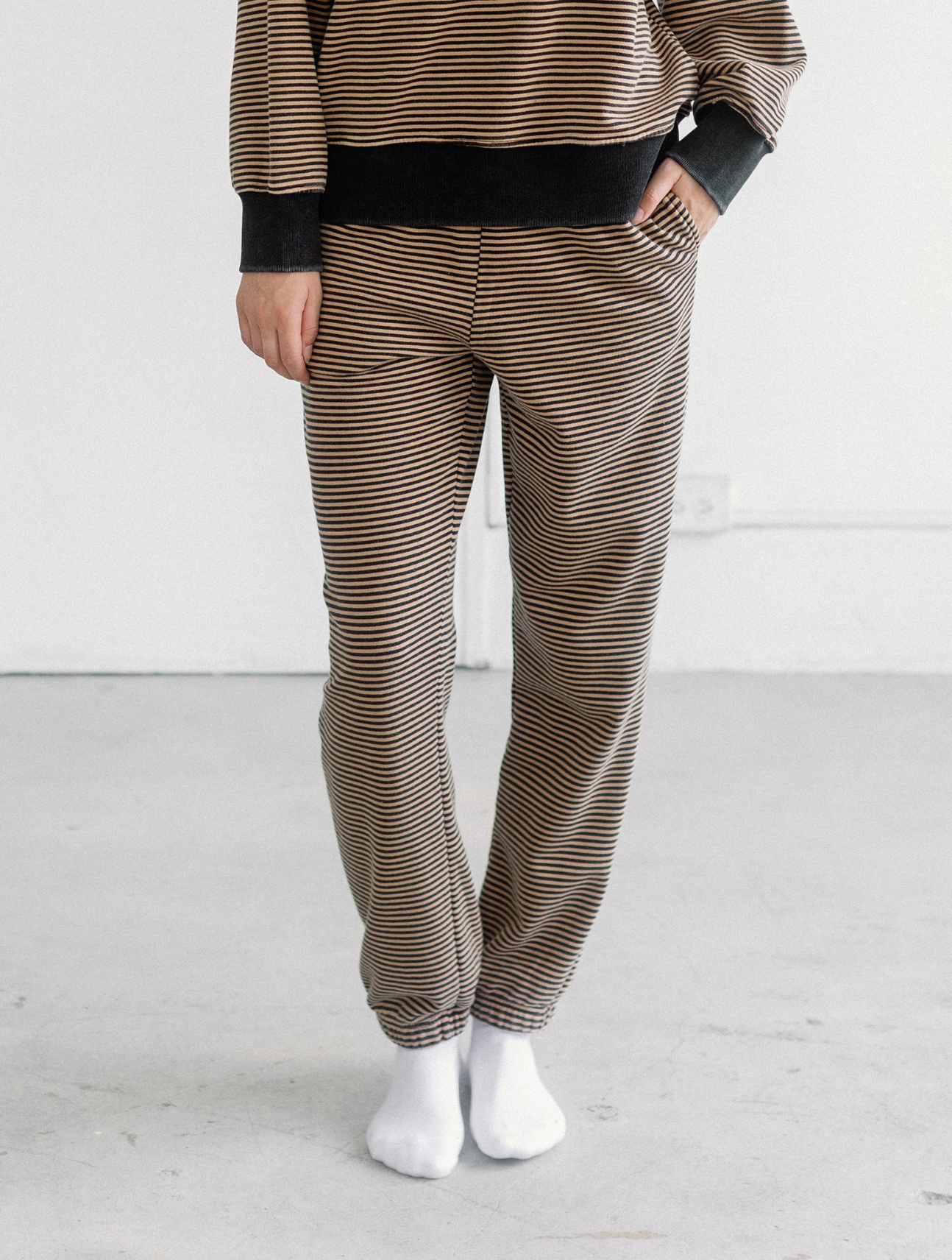 Mini Striped Best Friend Jogger