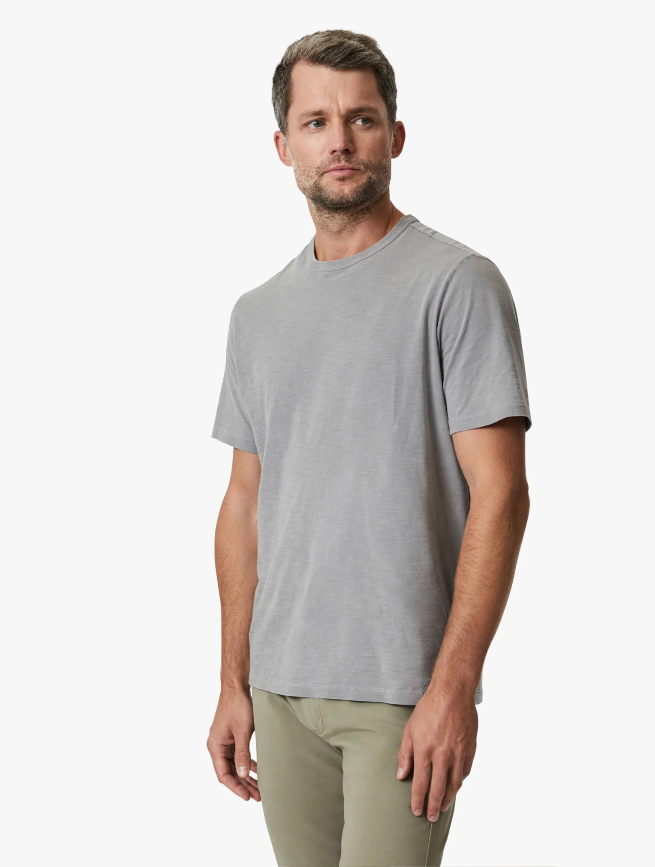 Slub Crew Neck T-Shirt
