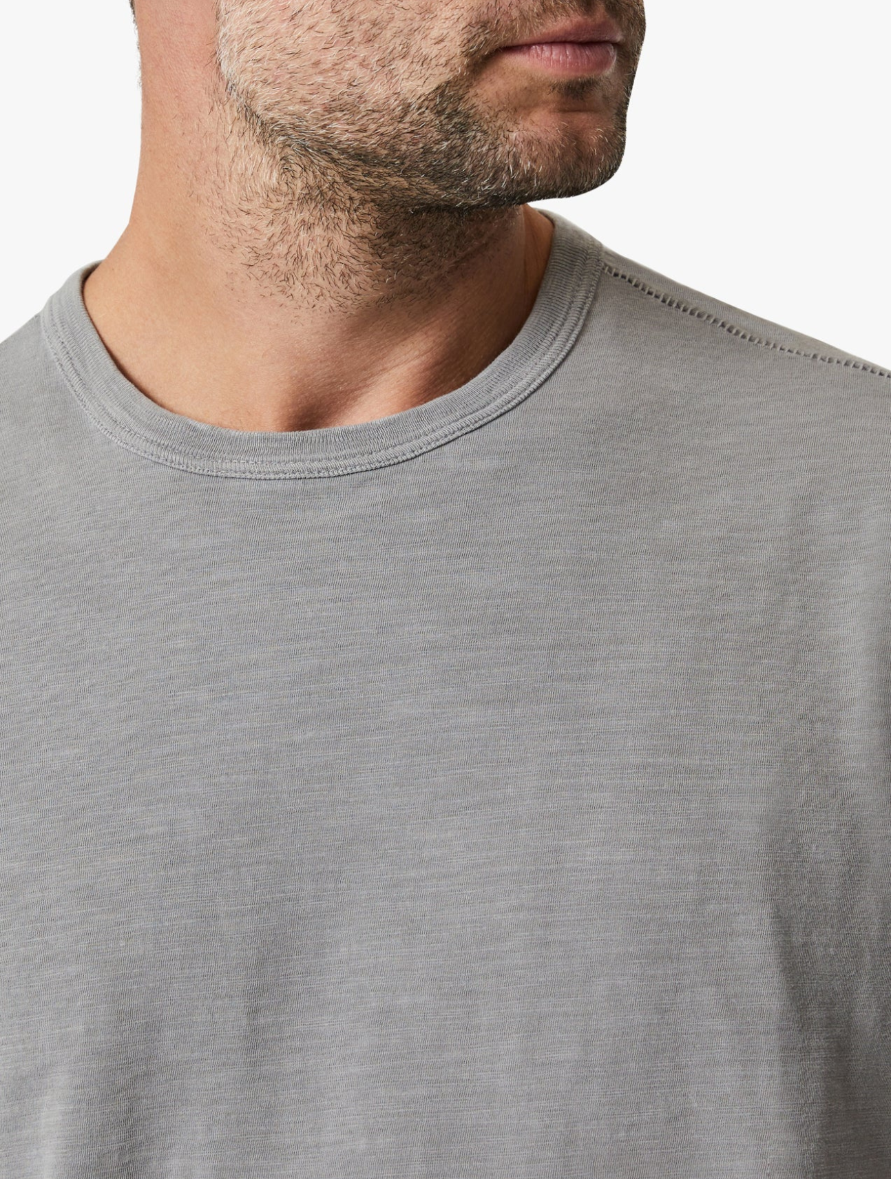 Slub Crew Neck T-Shirt