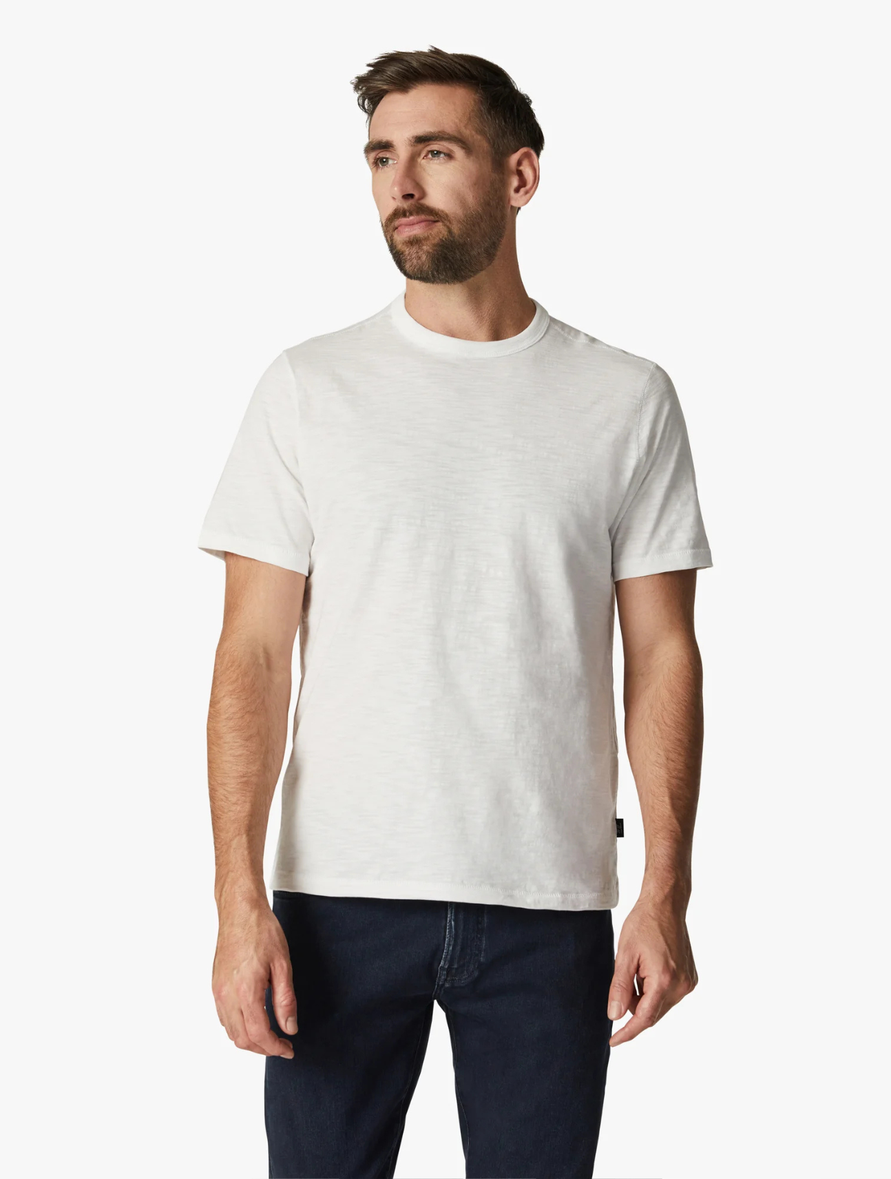 Slub Crew Neck T-Shirt