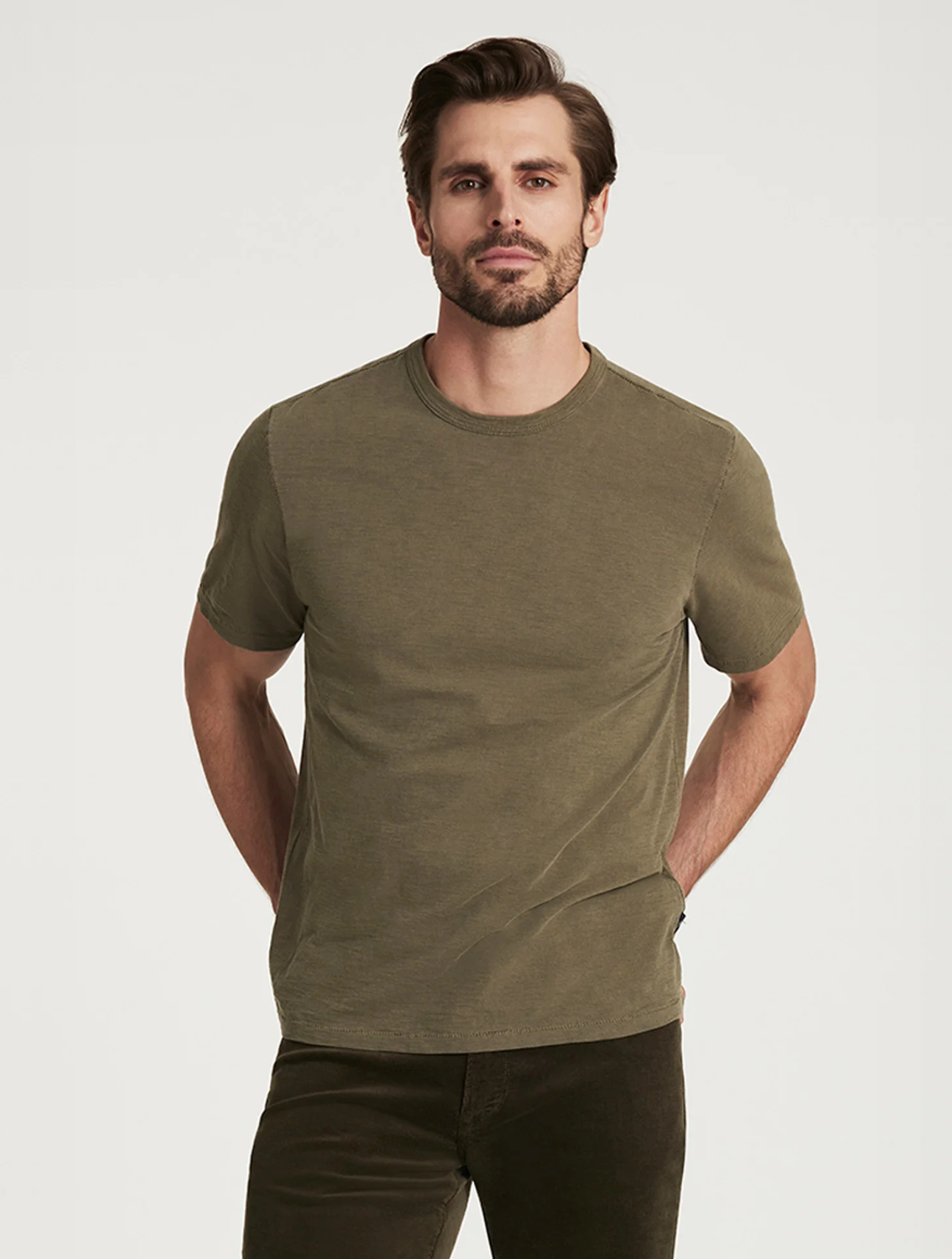 Slub Crew Neck T-Shirt