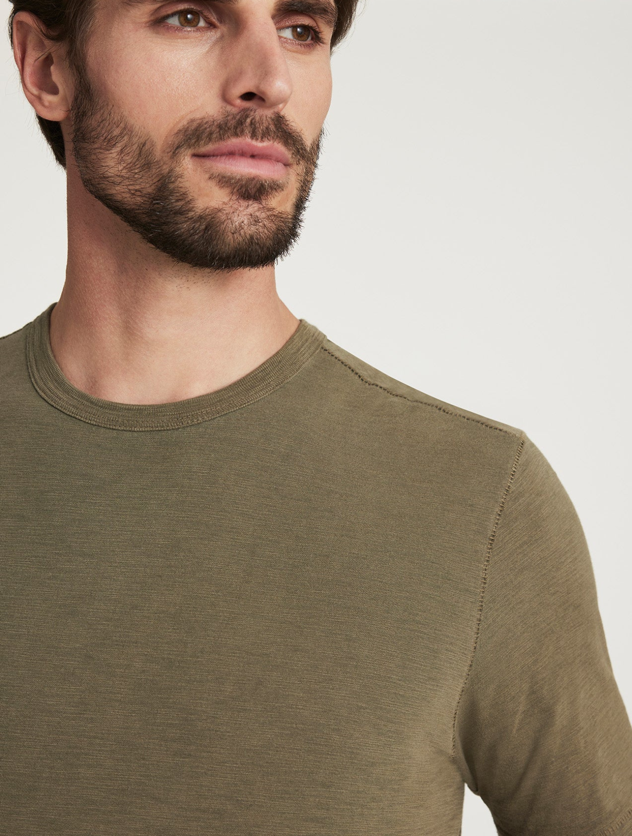 Slub Crew Neck T-Shirt