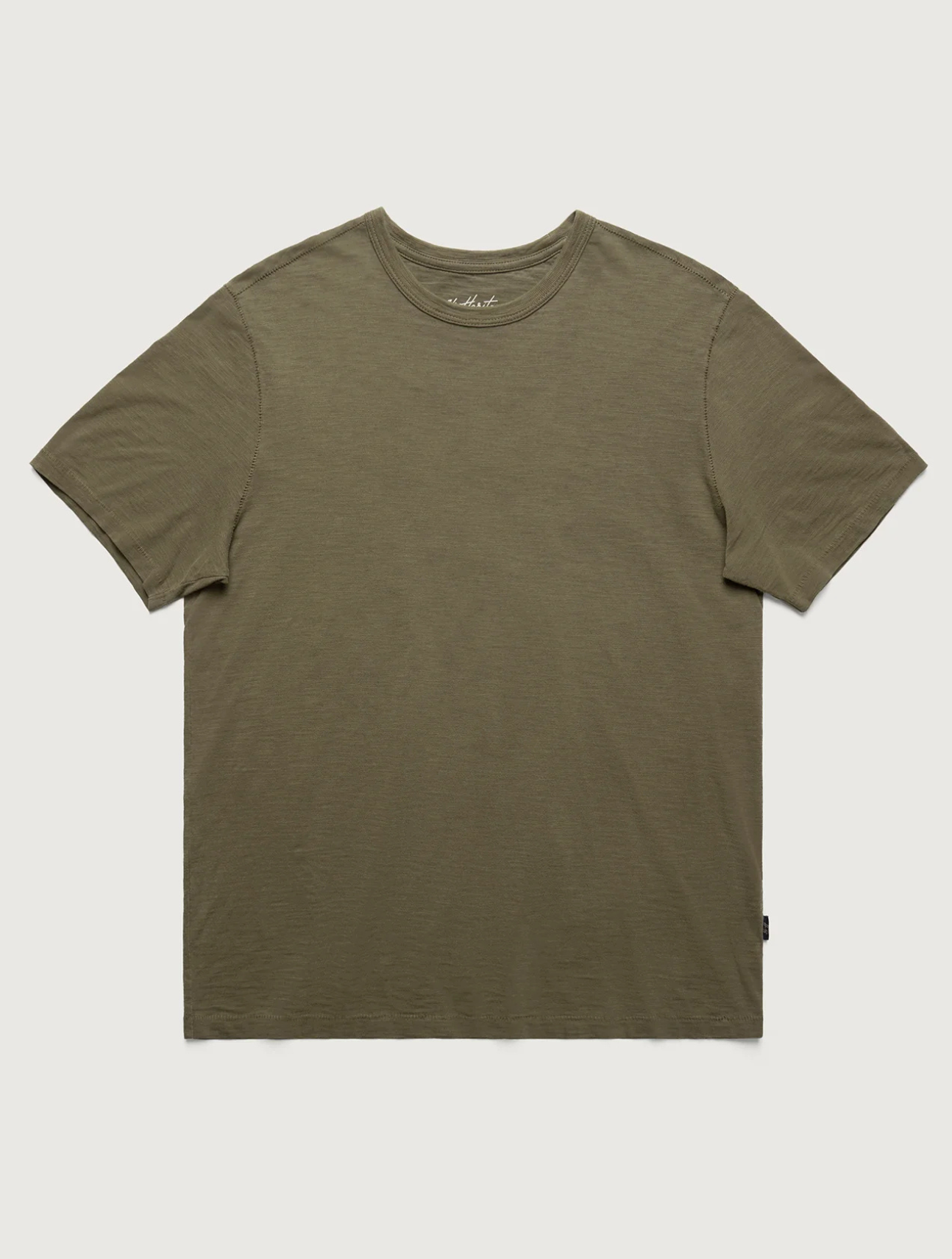 Slub Crew Neck T-Shirt