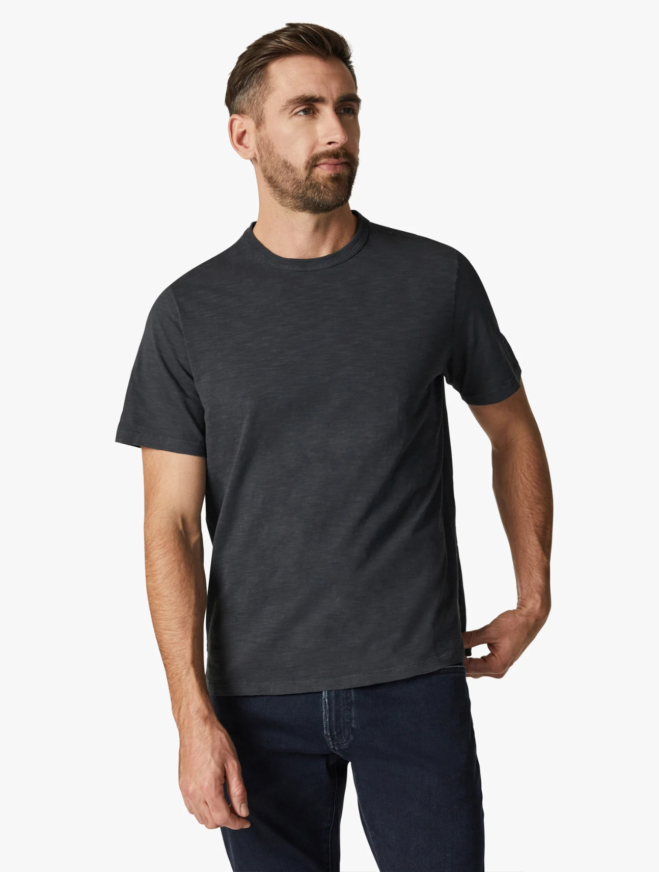 Slub Crew Neck T-Shirt