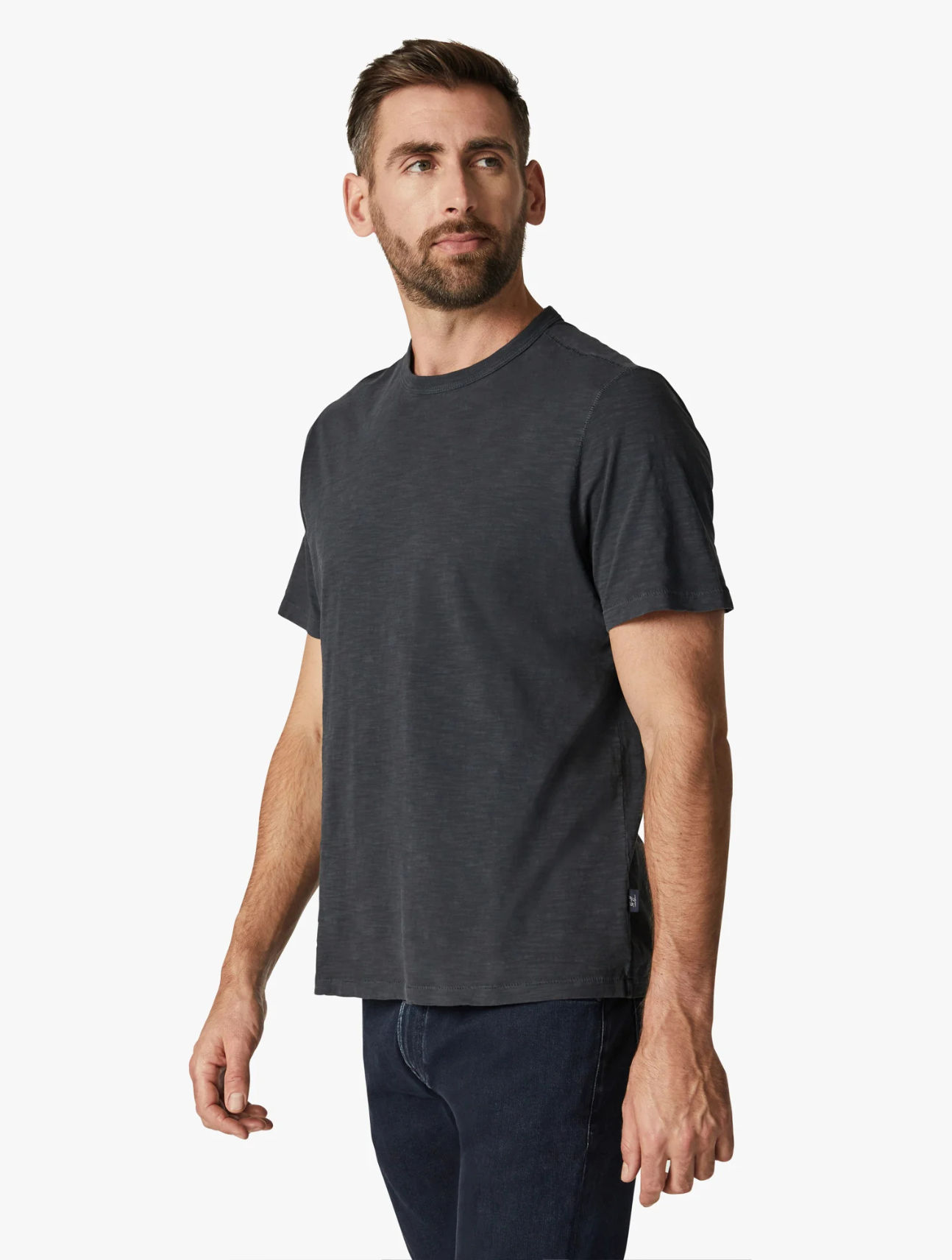 Slub Crew Neck T-Shirt