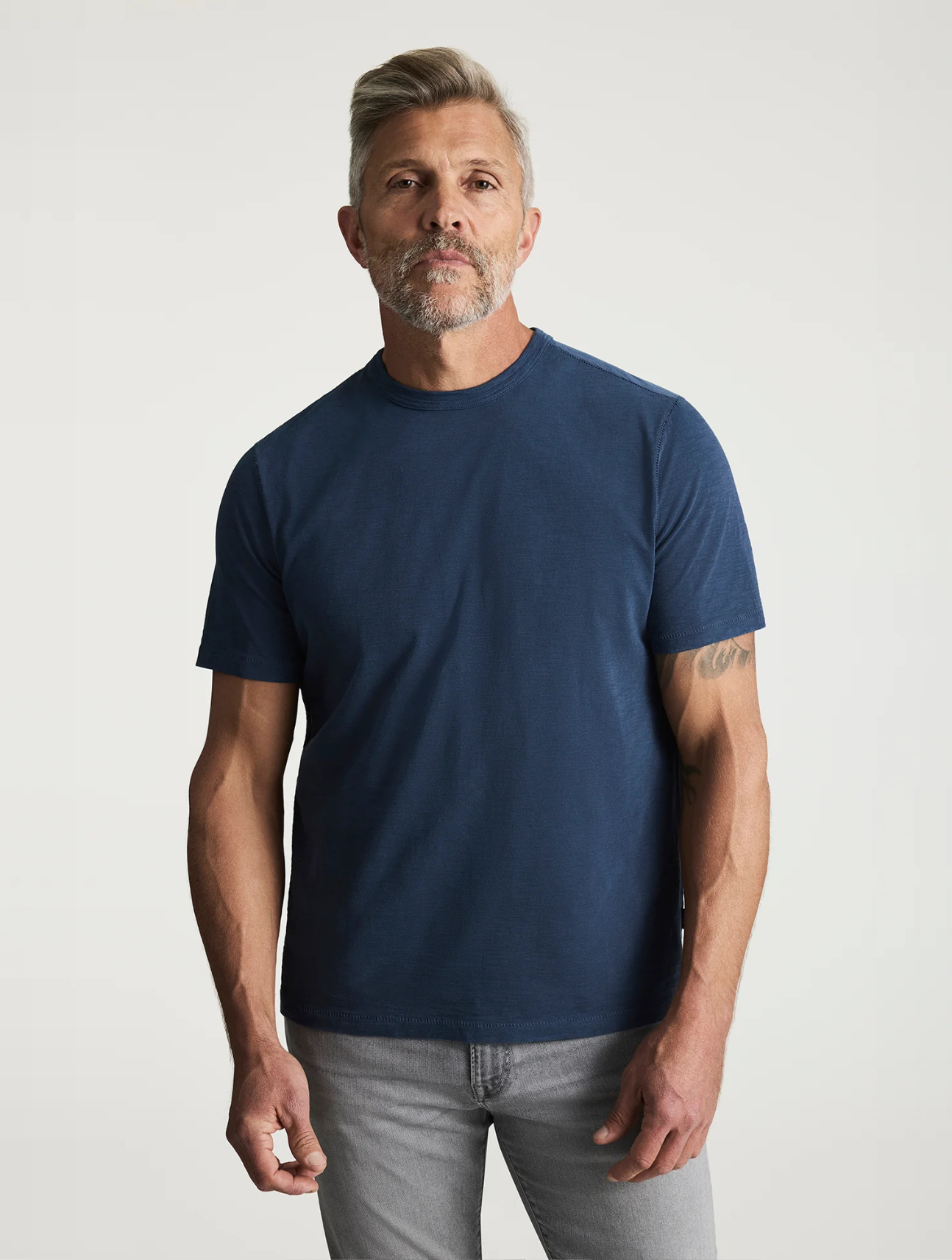 Slub Crew Neck T-Shirt