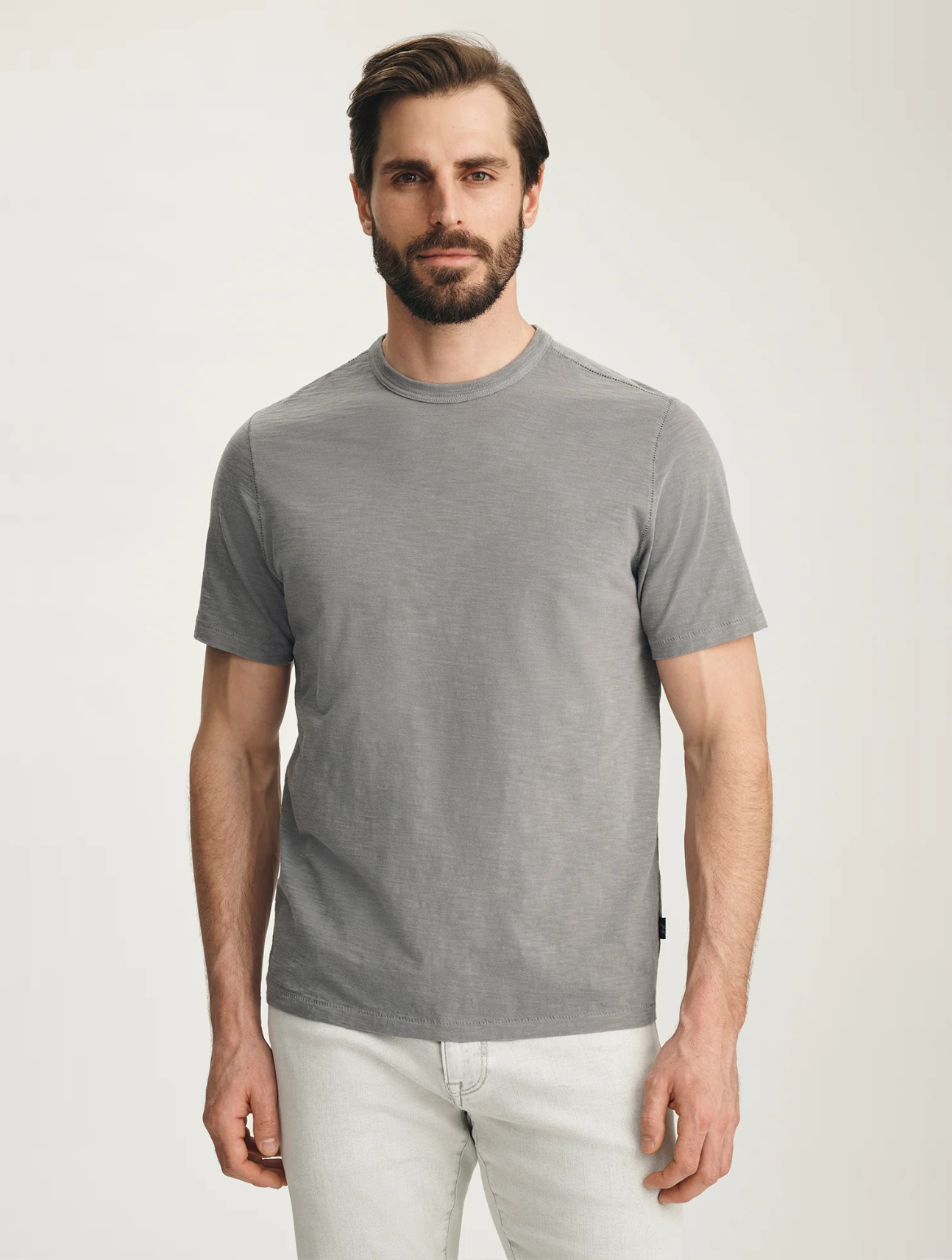 Slub Crew Neck T-Shirt