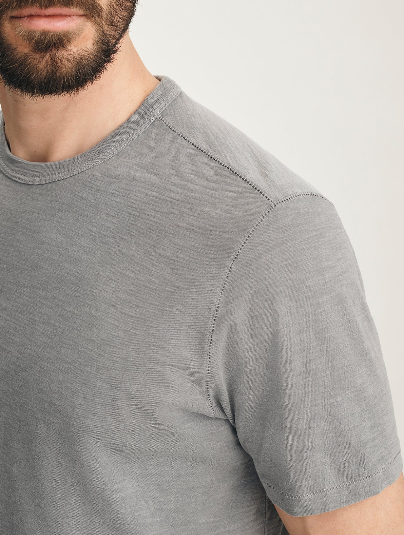 Slub Crew Neck T-Shirt