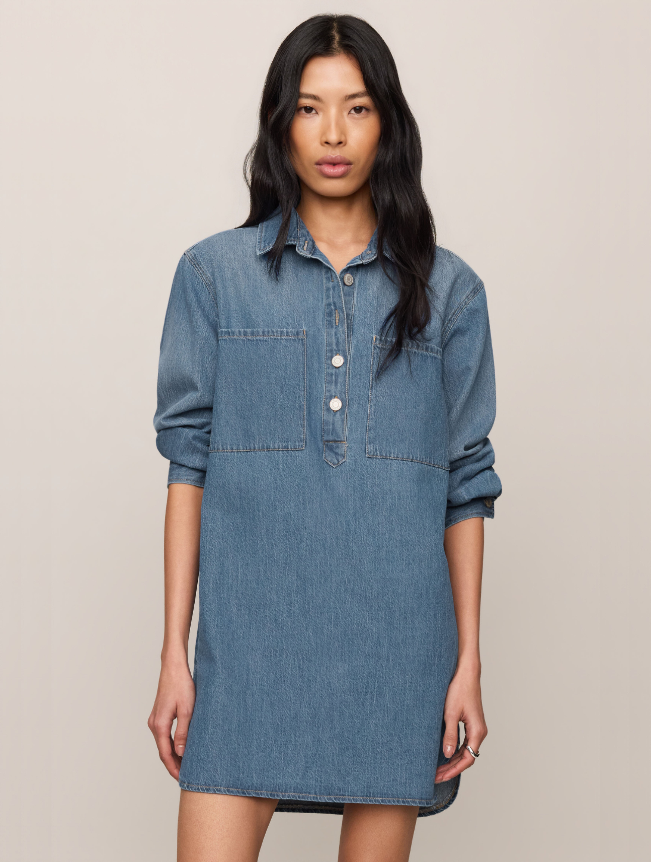 Lucie Denim Shirt Dress