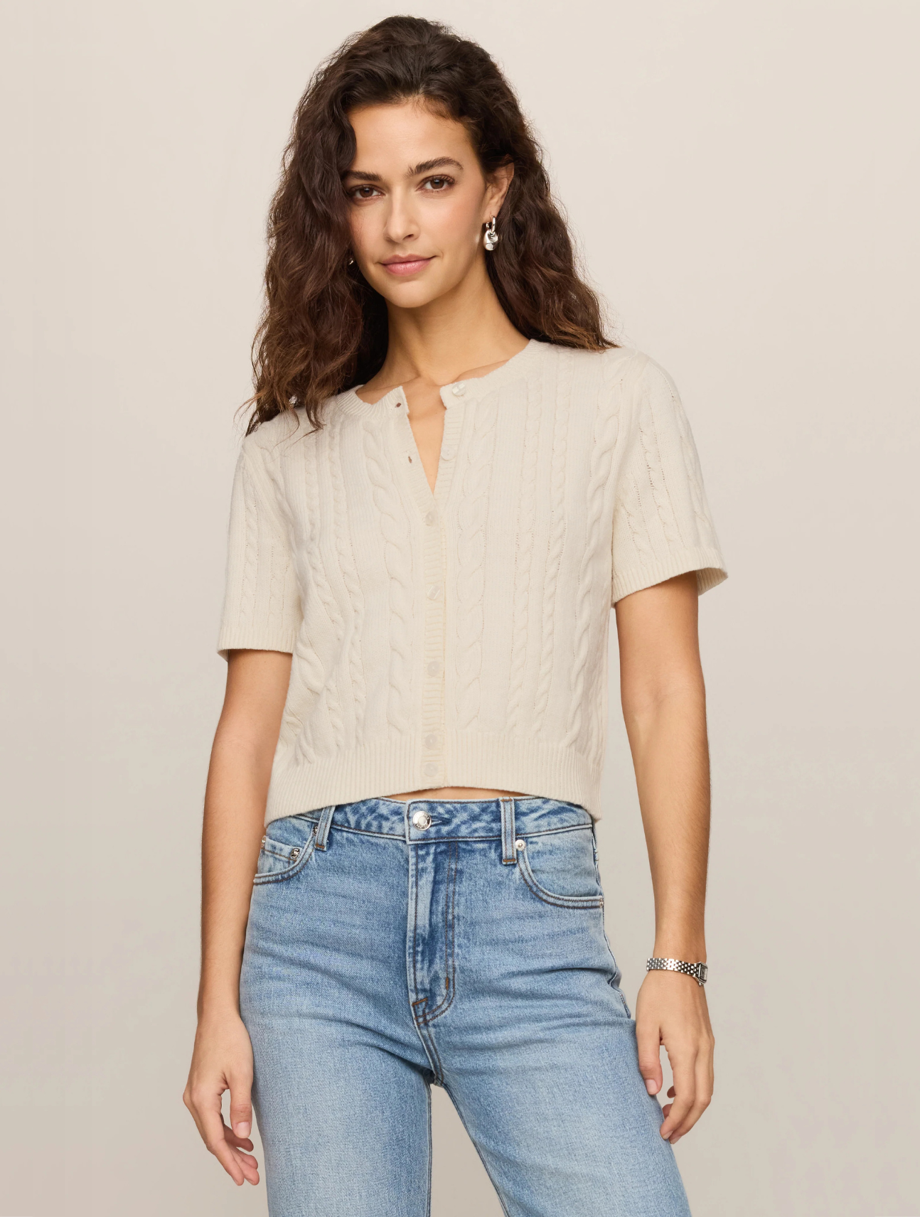 Cera Short Sleeve Cardigan