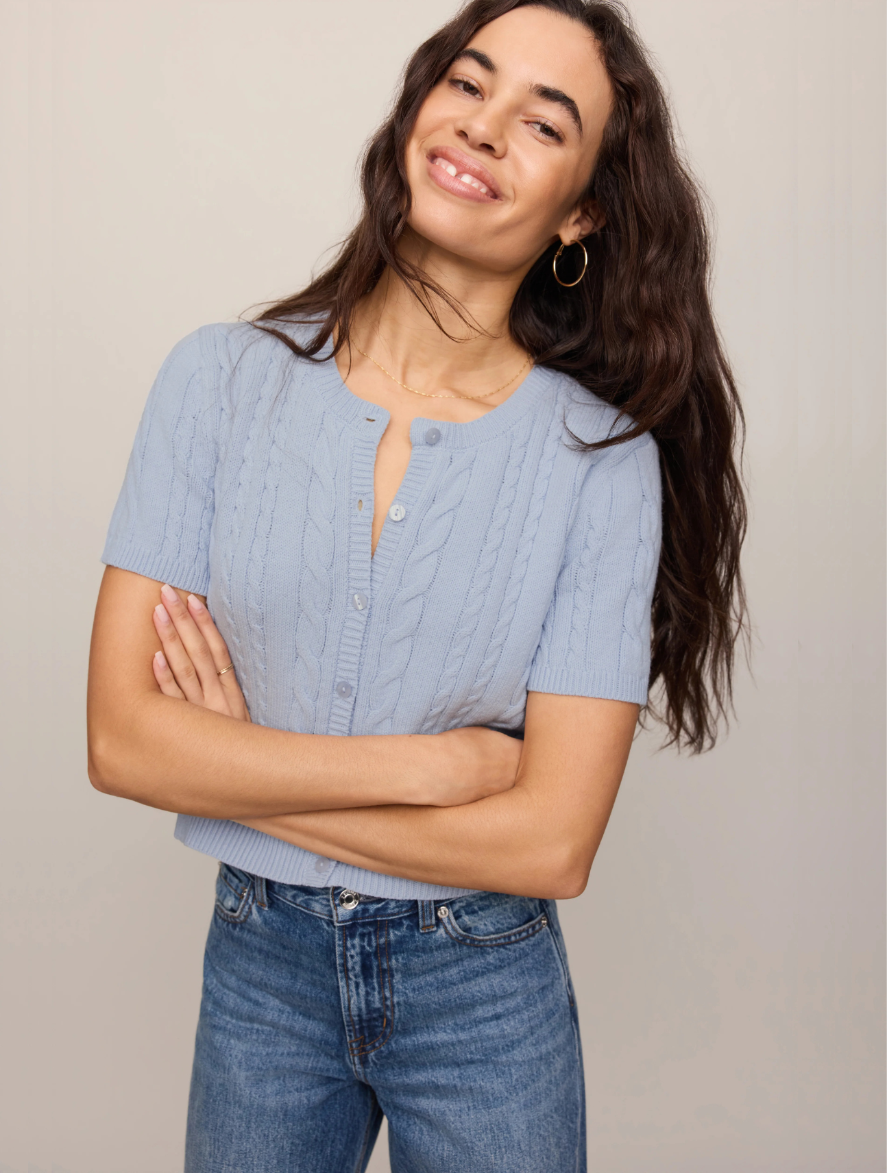 Cera Short Sleeve Cardigan