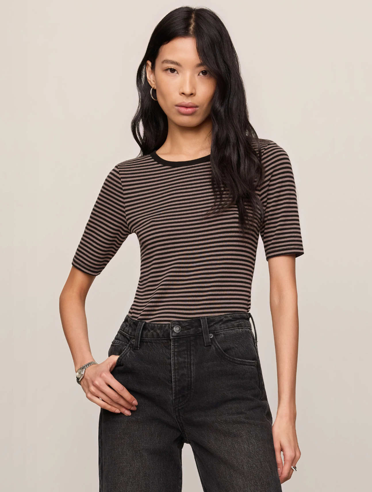 Freida Striped Tee