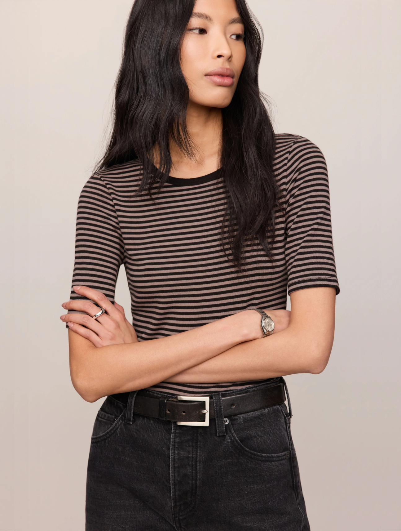 Freida Striped Tee