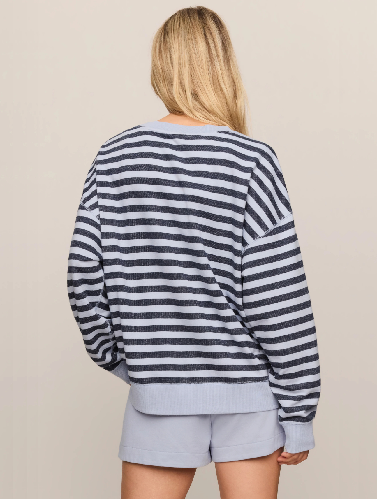 Everyday French Terry Striped Crew