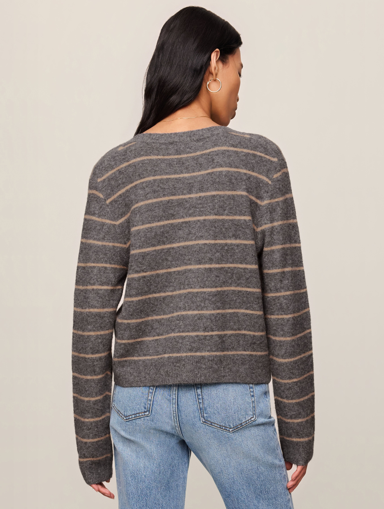 Medina Cozy Stripe Cardigan