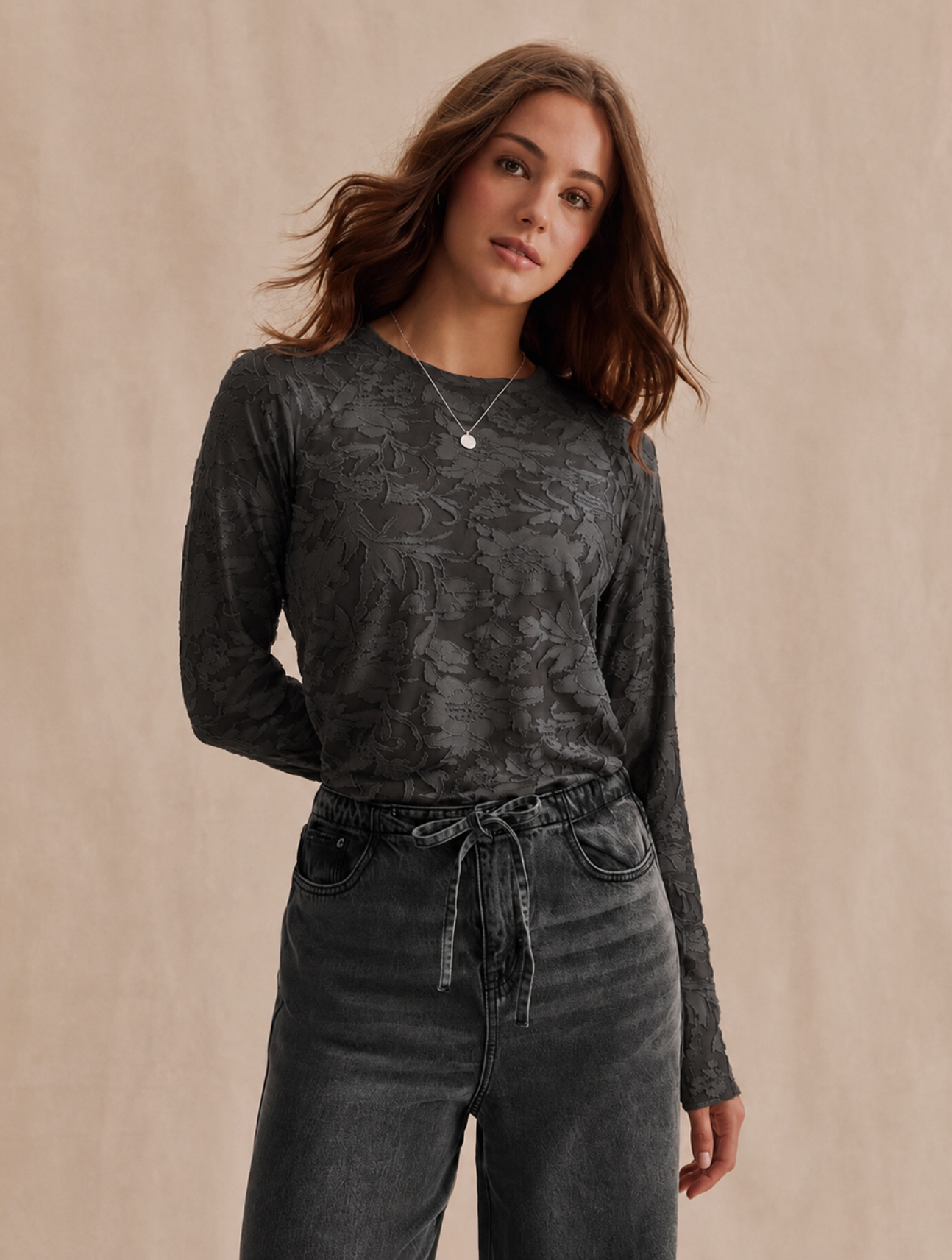 Cecelia Floral Long Sleeve Tee