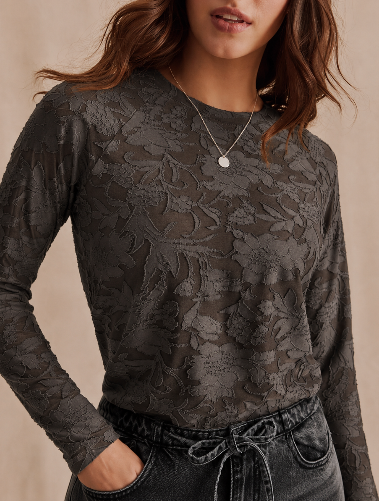 Cecelia Floral Long Sleeve Tee
