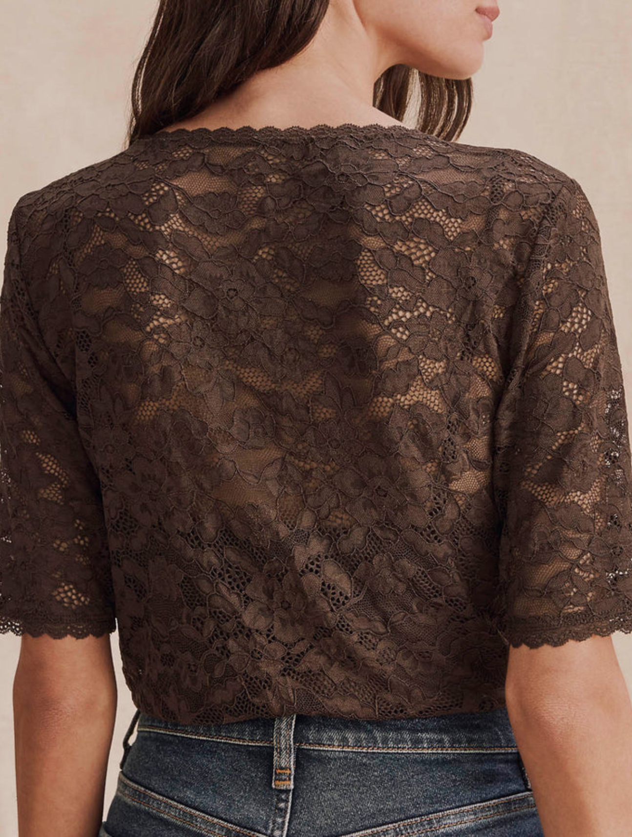Skyler Stretch Lace Top