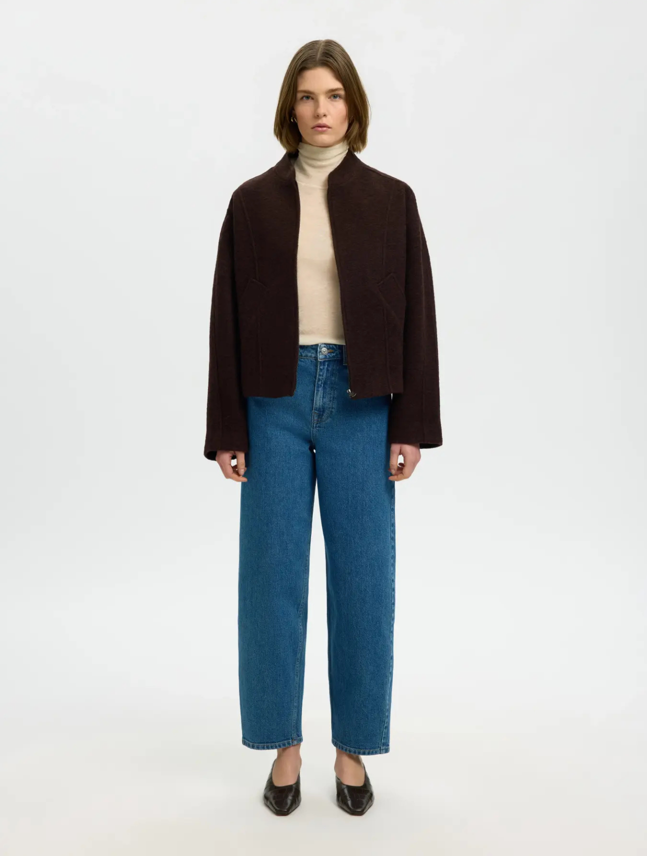 Jacqueline Wool Blend Jacket
