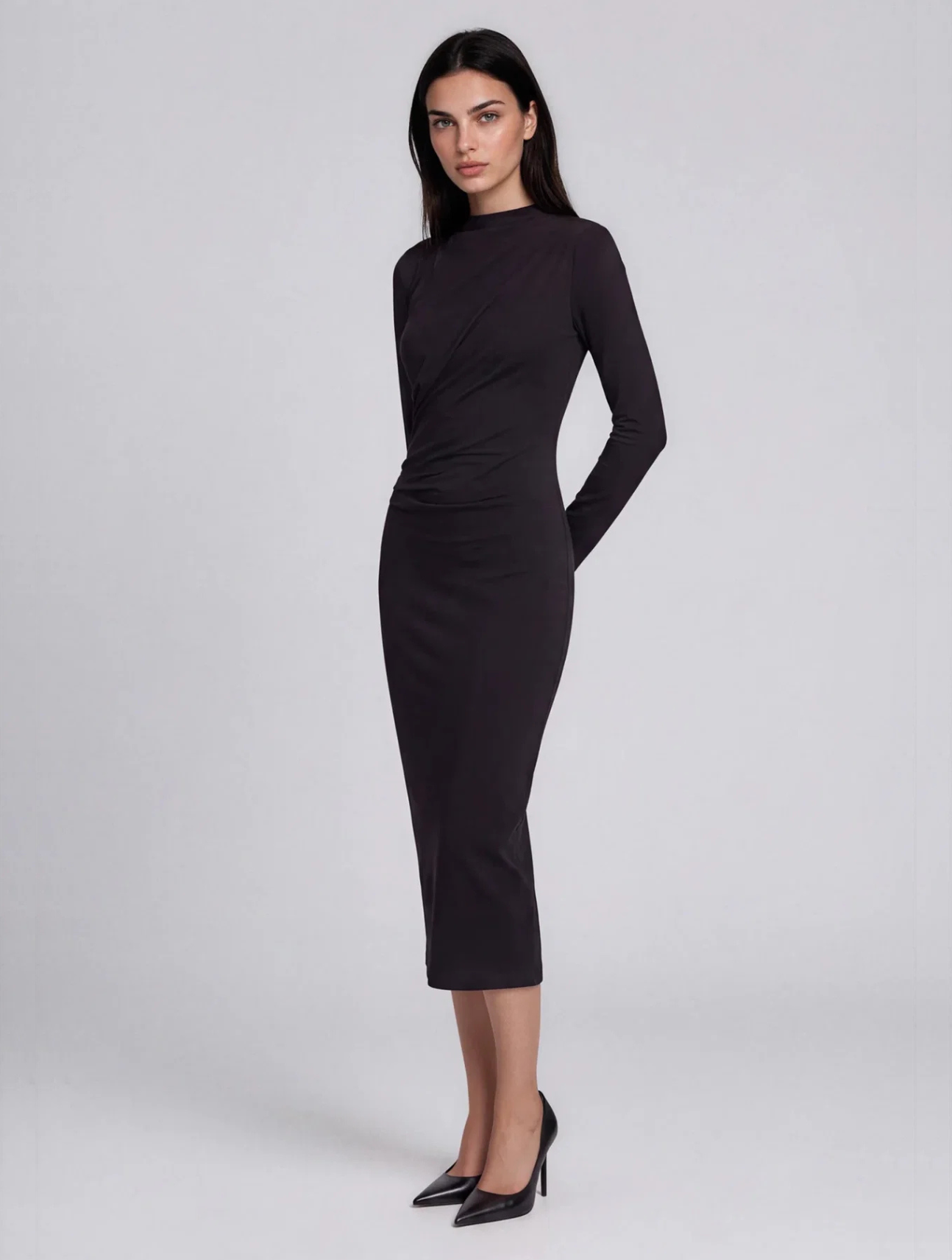 Scuba Long Sleeve Dress