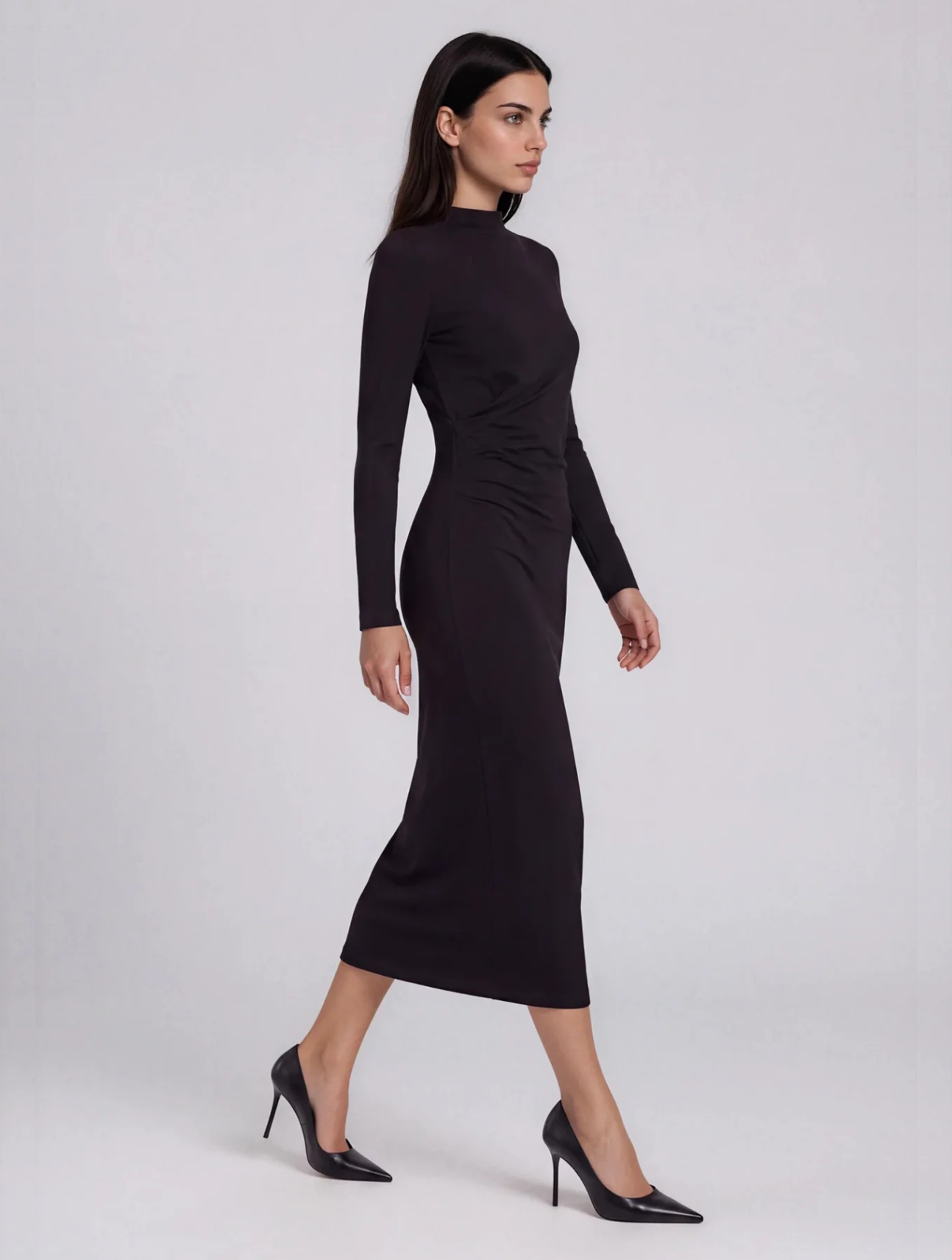 Scuba Long Sleeve Dress
