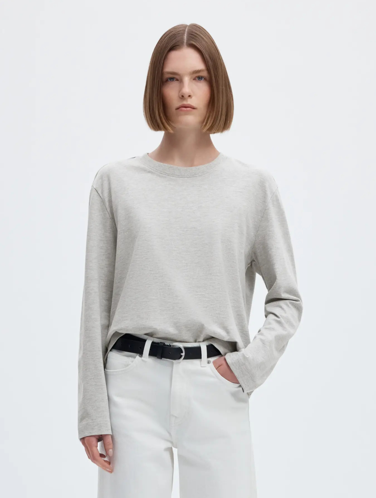Essential Long Sleeve Boxy Tee