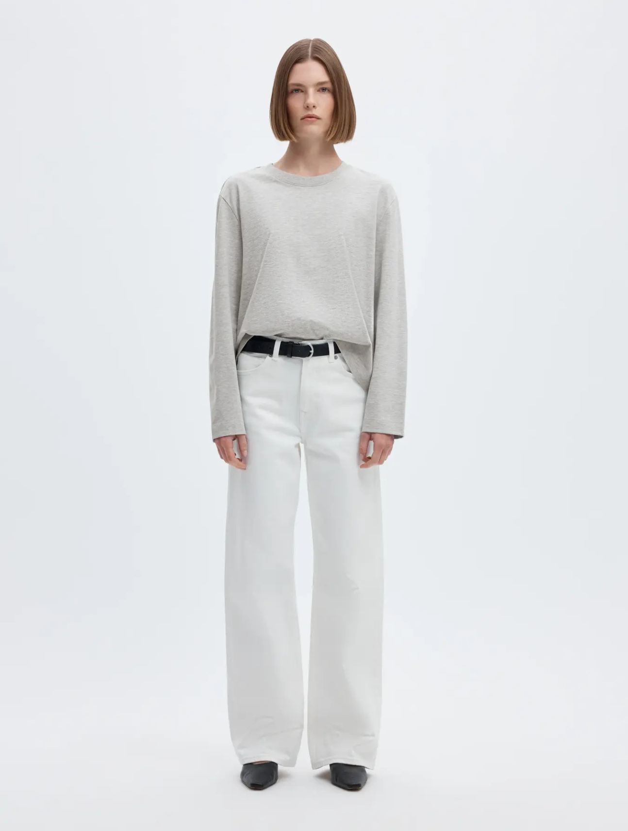 Essential Long Sleeve Boxy Tee
