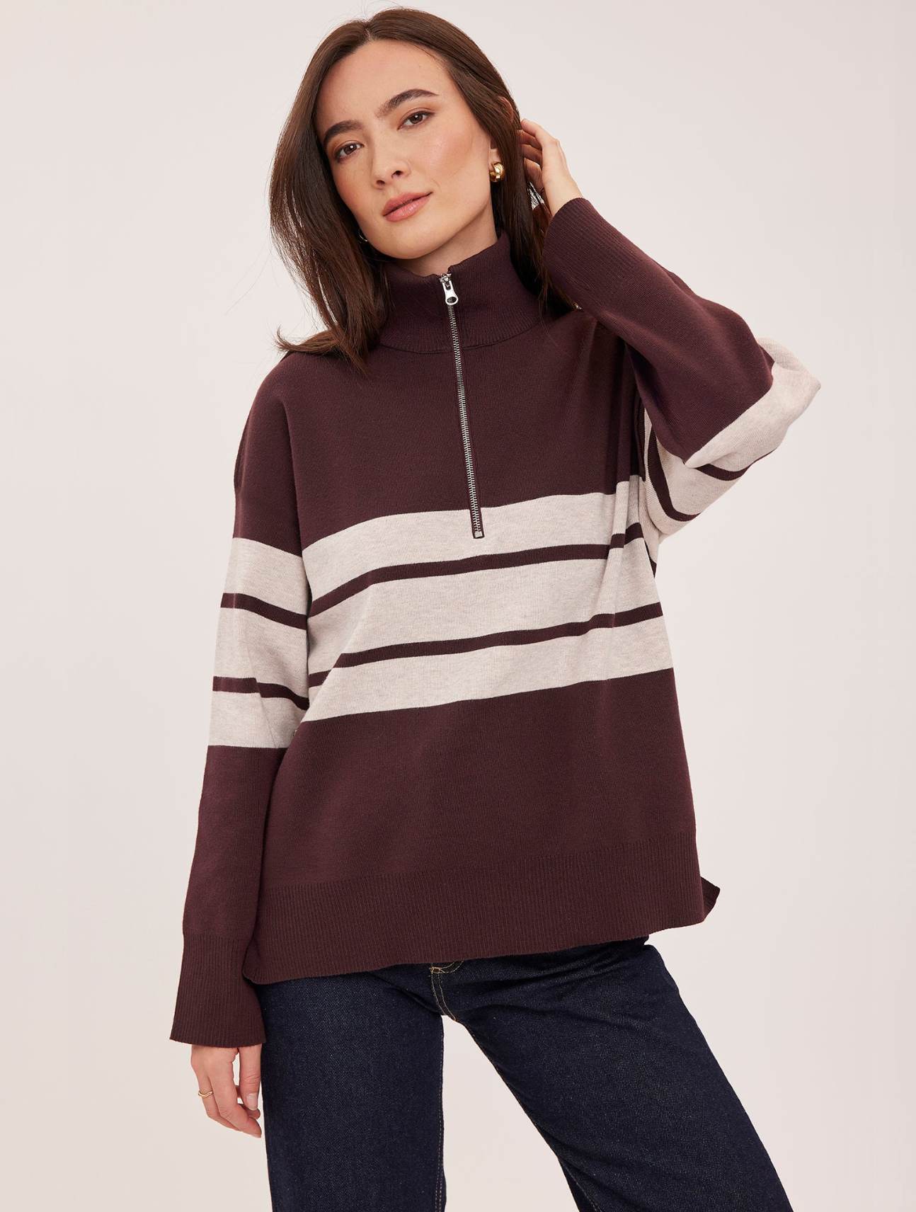 Idris Striped Sweater